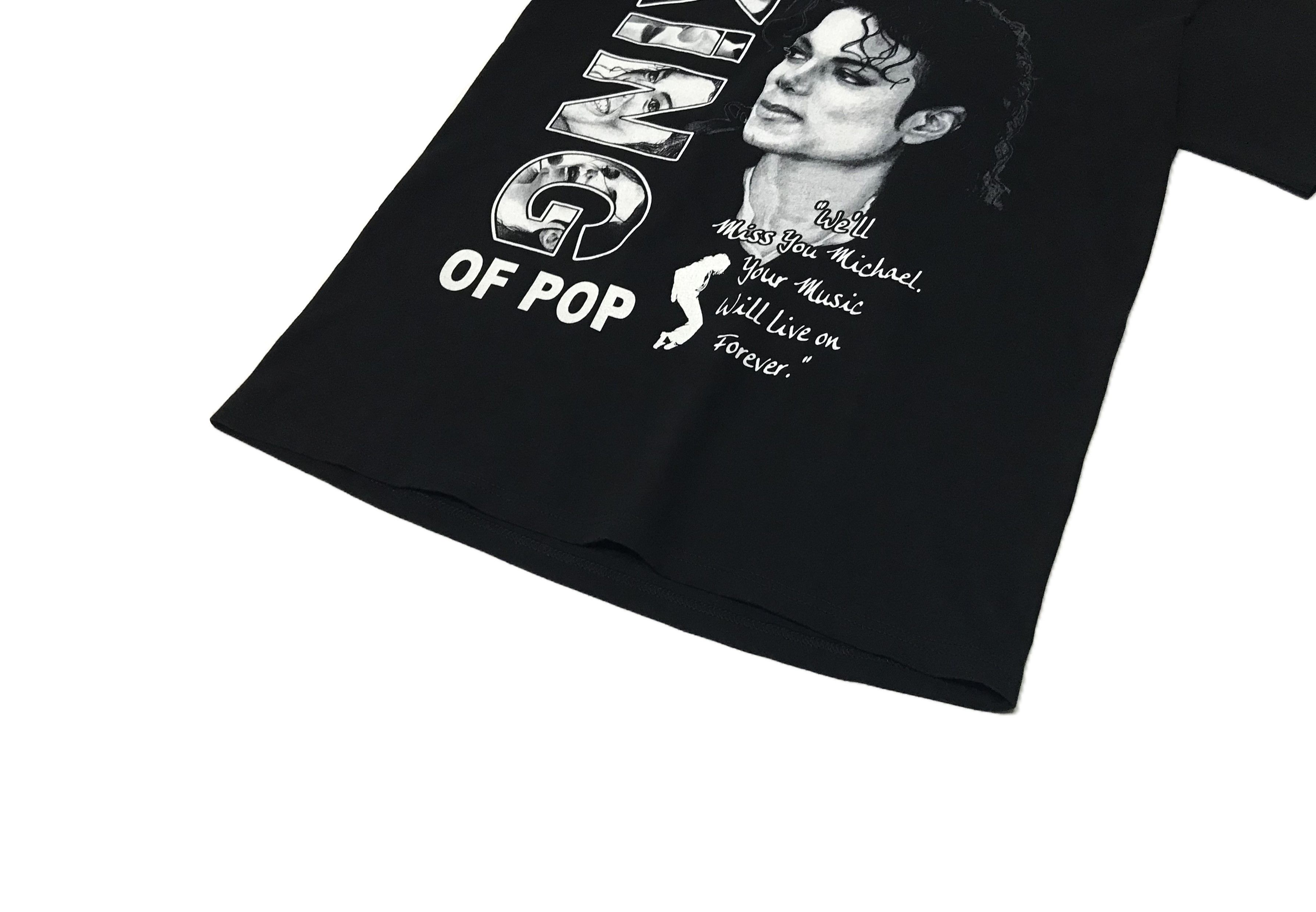 Michael Jackson Michael Jackson Mens T-Shirt King Of Pop 2010 Size M Black Size US M / EU 48-50 / 2 - 4 Thumbnail
