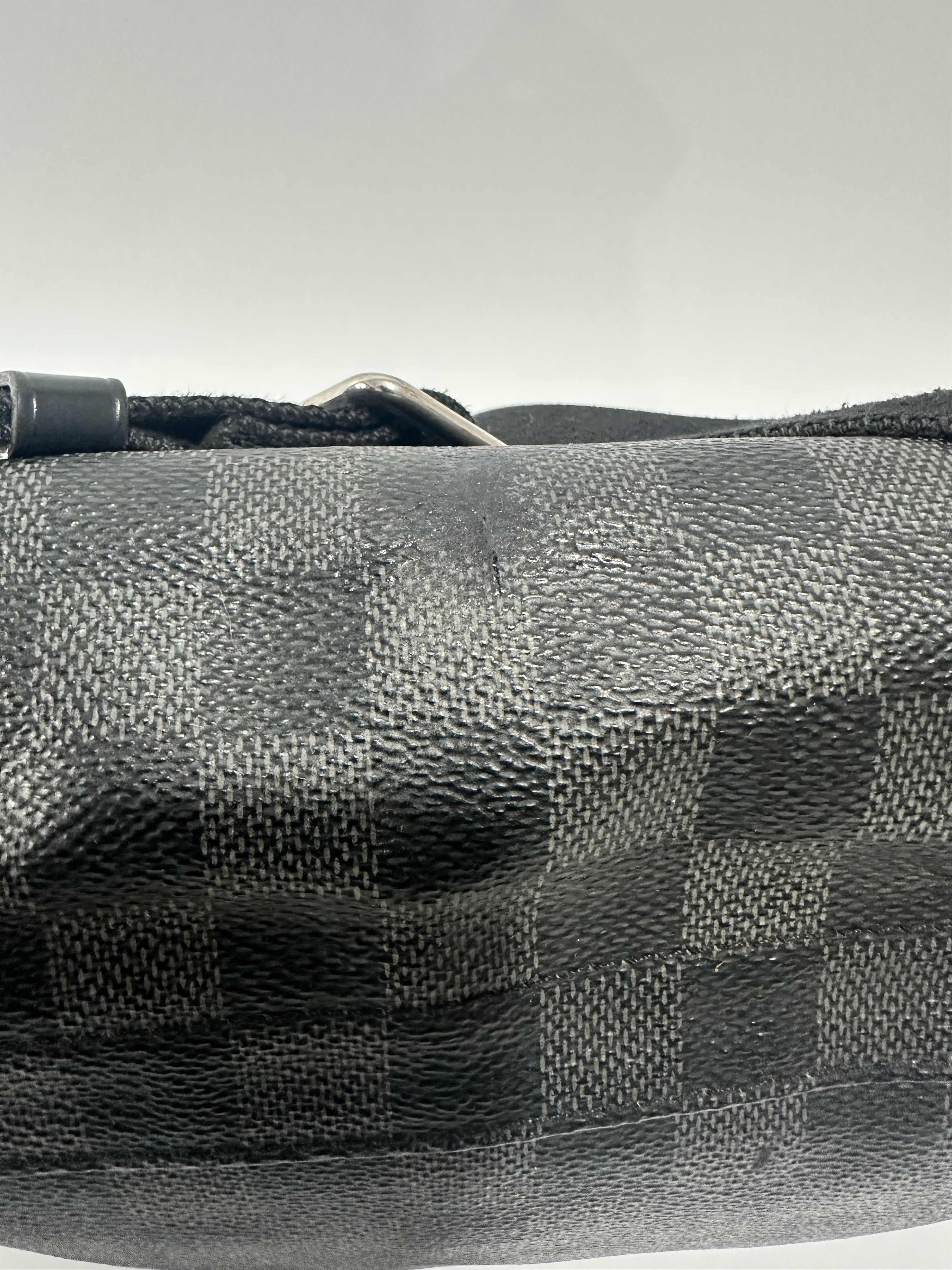 Louis Vuitton Louis Vuitton Damier Ebene Graphite Canvas District PM Bag Size ONE SIZE - 6 Thumbnail