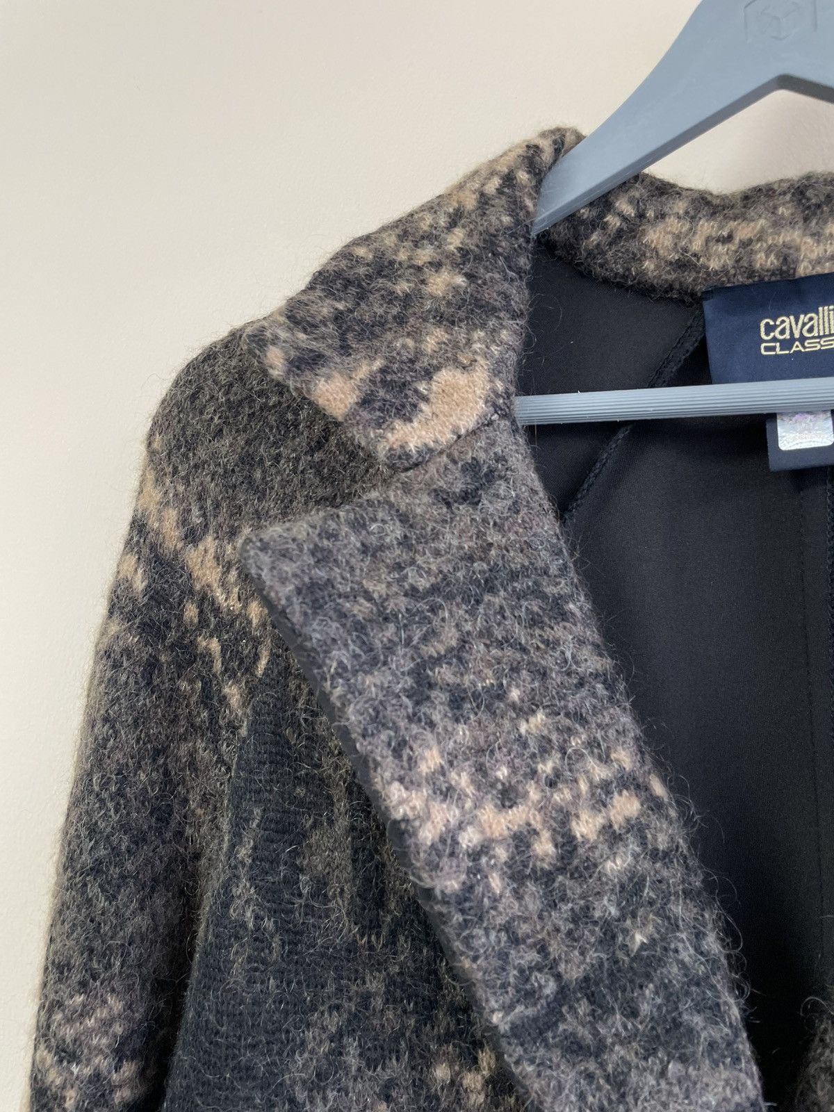 Cavalli Class Vintage Roberto Cavalli Class Women's Mohair Wool Coat Size S / US 4 / IT 40 - 3 Thumbnail