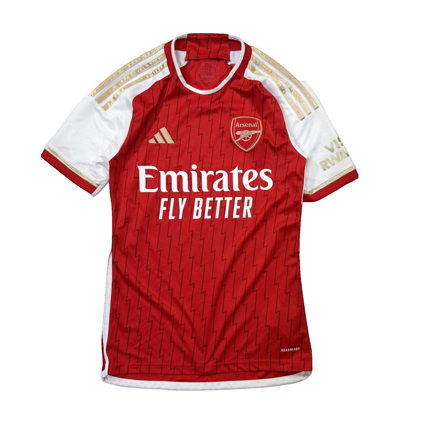 Vintage Vintage Authentic Nike Arsenal Fly Emirates Football Soccer Size US L / EU 52-54 / 3 - 1 Thumbnail