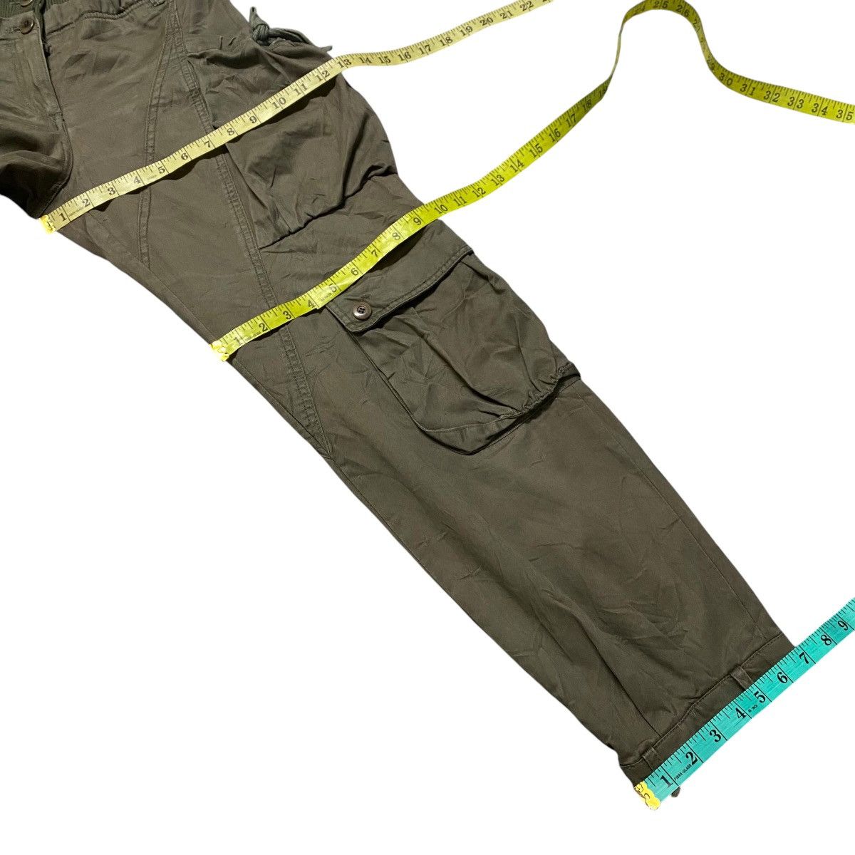 Le Grande Bleu (L.G.B.) Codes Combine Military Cargo Pants Size 28" / US 6 / IT 42 - 17 Thumbnail