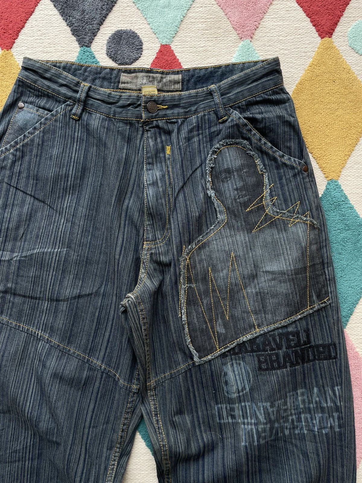 Makaveli Makaveli Branded Tupac Y2K denim Size US 32 / EU 48 - 2 Thumbnail