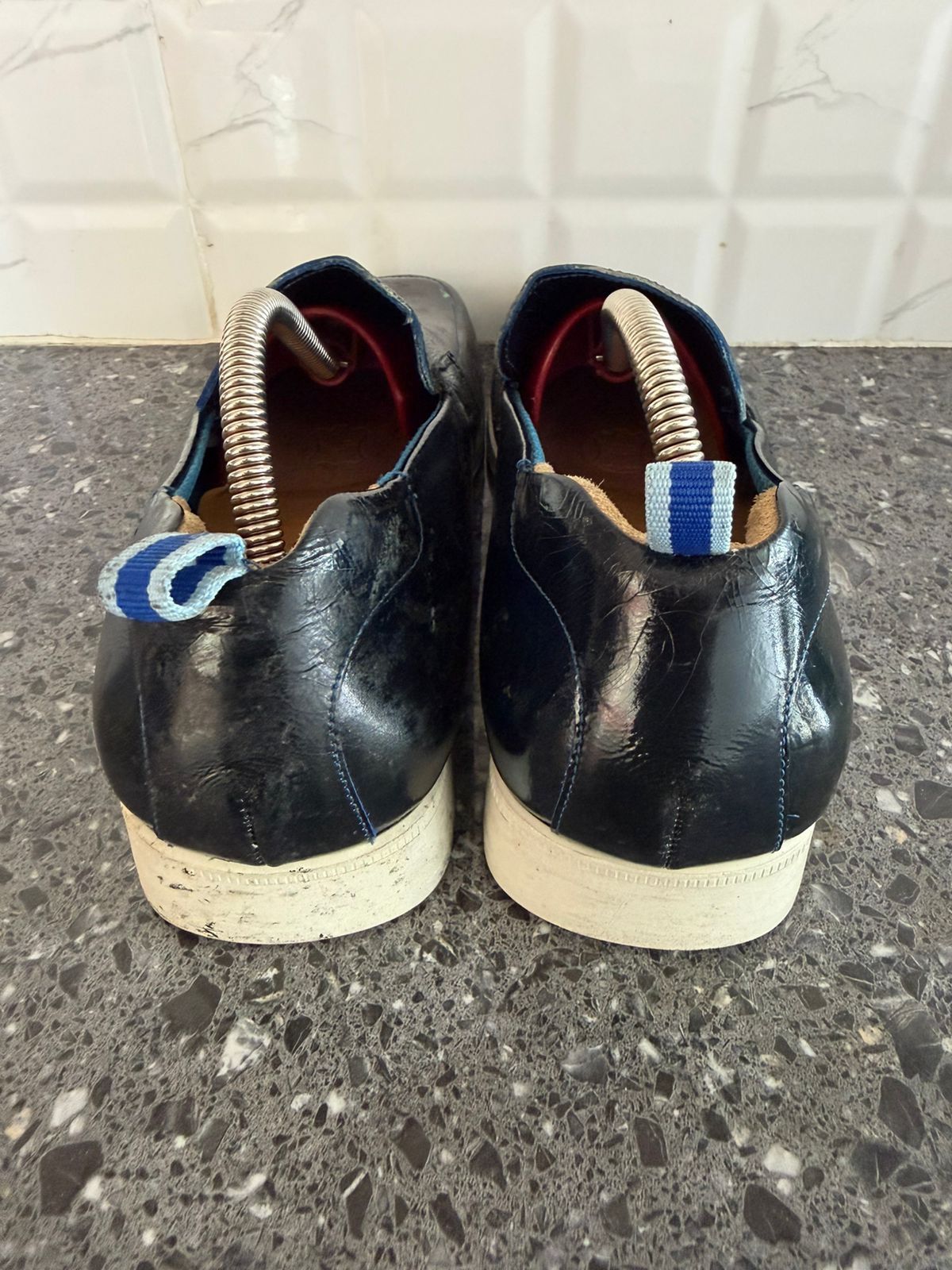 Miu Miu 90s Miu Miu Vintage Prada Square Plaid Loafers Sz 7.5 UK Size US 8.5 / EU 41-42 - 4 Thumbnail