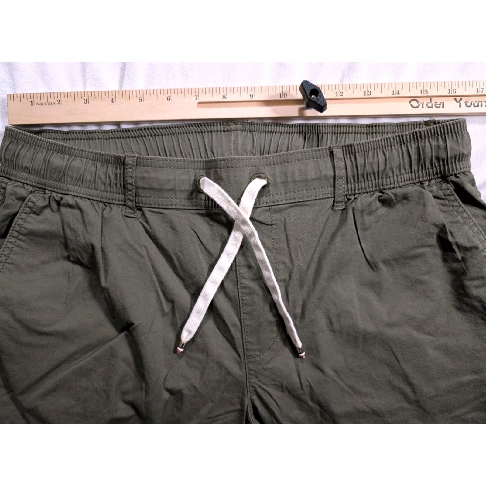 Vintage VINTAGE Tommy Jeans Pants Men M Green Y2K Cargo Joggers Elastic Waist 32 Size US 32 / EU 48 - 2 Thumbnail