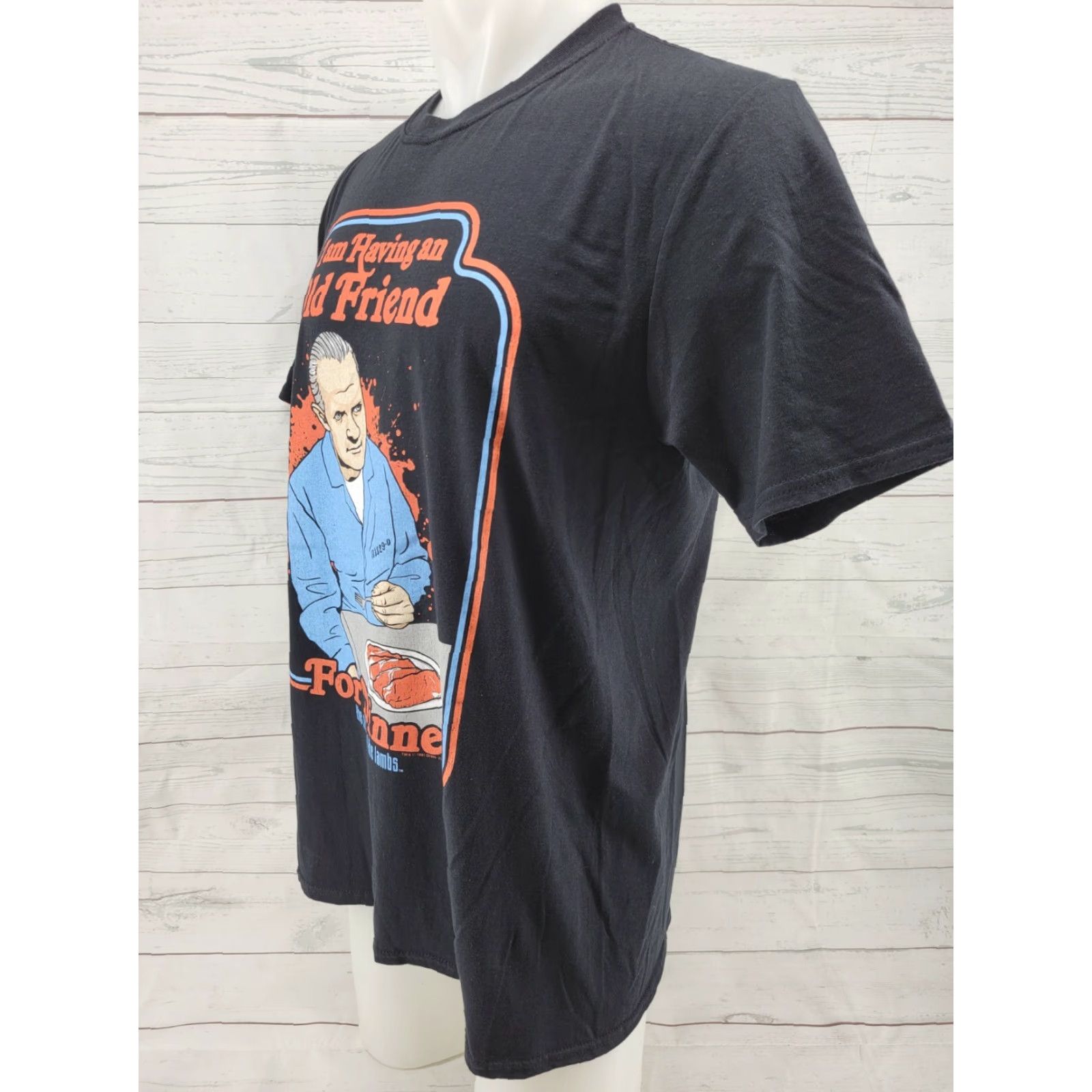 Vintage Silence of the Lambs Friend for Dinner Mens T Shirt Size Large Size US L / EU 52-54 / 3 - 3 Thumbnail