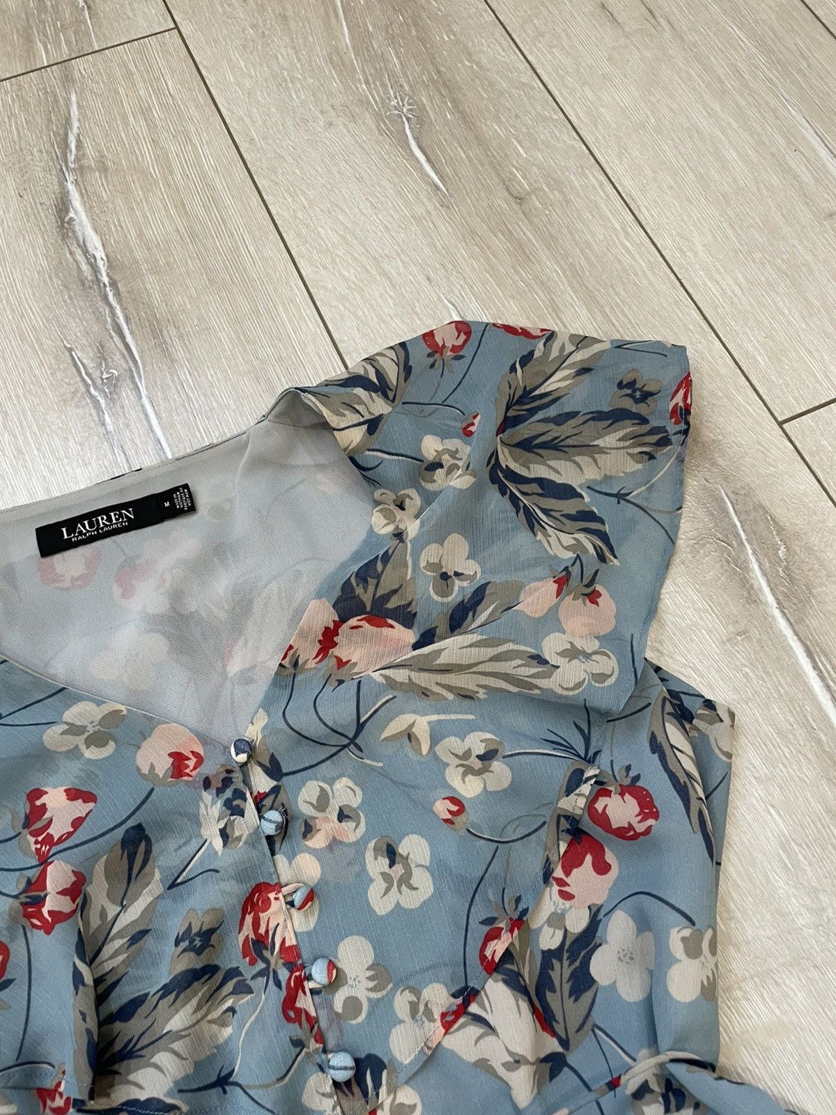 Lauren Ralph Lauren Lauren Ralph Lauren Blouse Flower Black tags Size M / US 6-8 / IT 42-44 - 7 Thumbnail