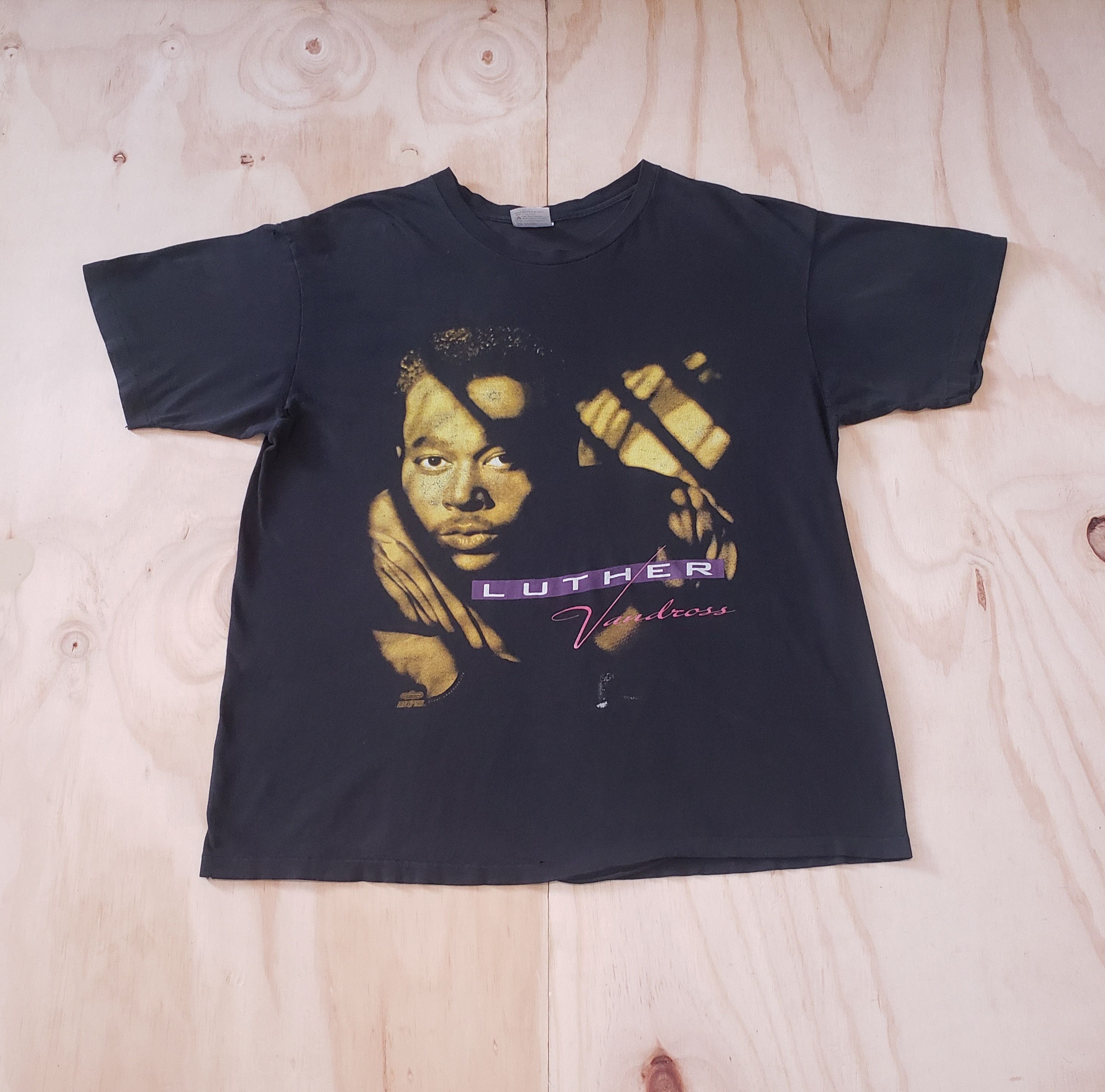 luther vandross 1991Tour Tee Rap R&B-