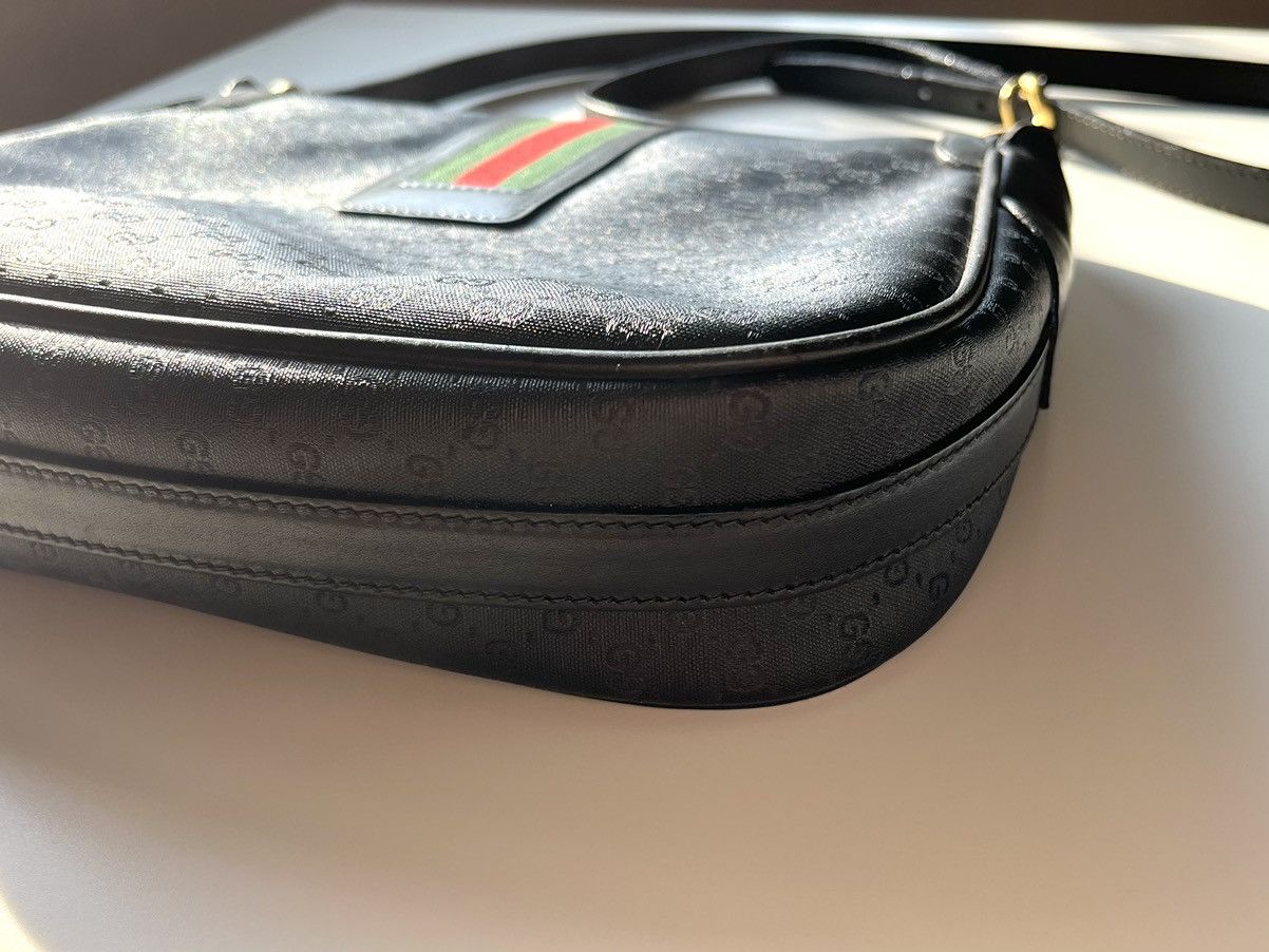 Gucci ★0% TAX★ GUCCI OPHIDIA MONOGRAM WEB SHERRY LINE BAG SUPREME Size ONE SIZE - 9 Thumbnail