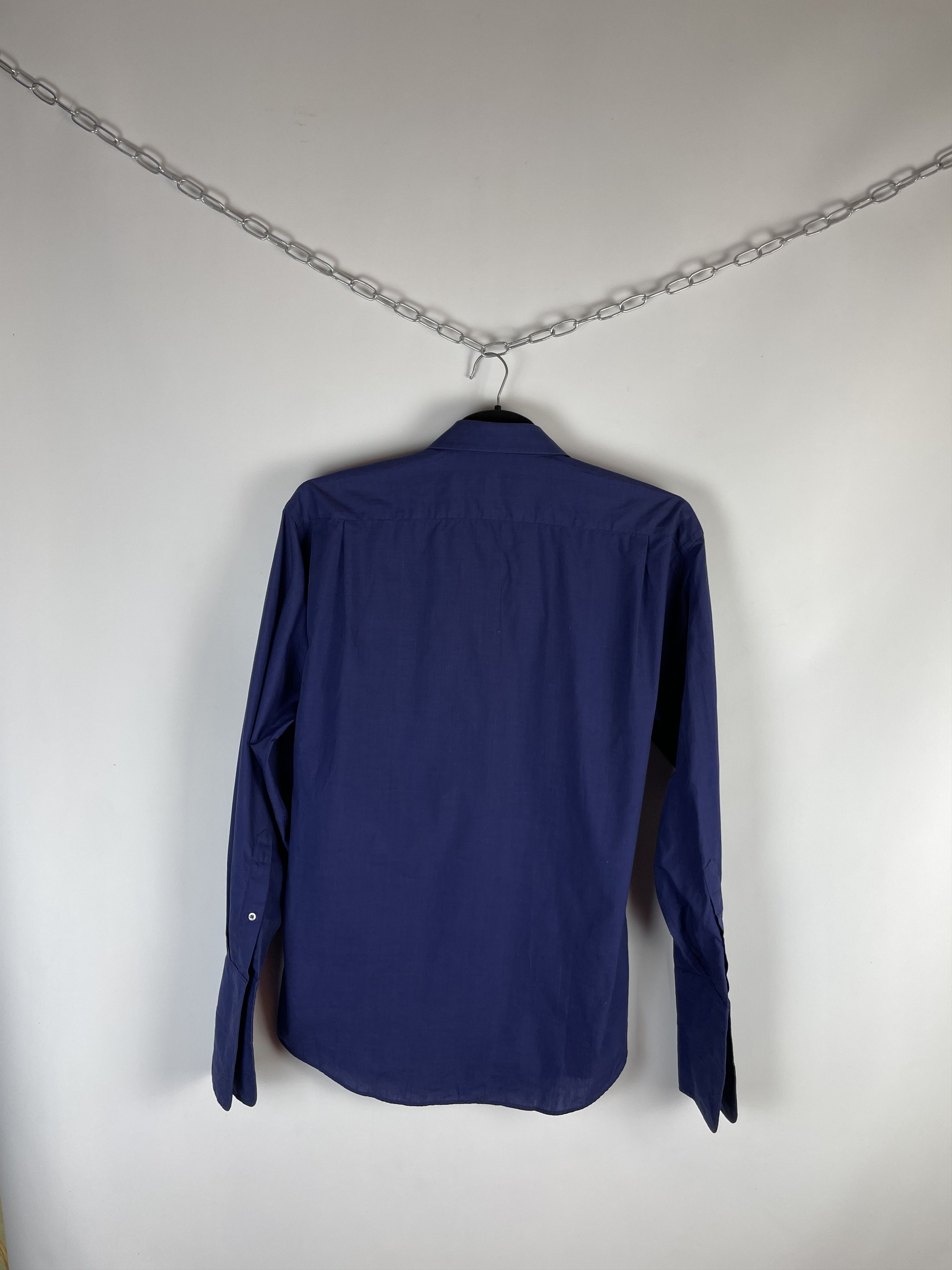 Vintage × Yves Saint Laurent Vintage YvesSaintLaurent Ysl Pour Homme Button Up Shirt Size US L / EU 52-54 / 3 - 8 Thumbnail
