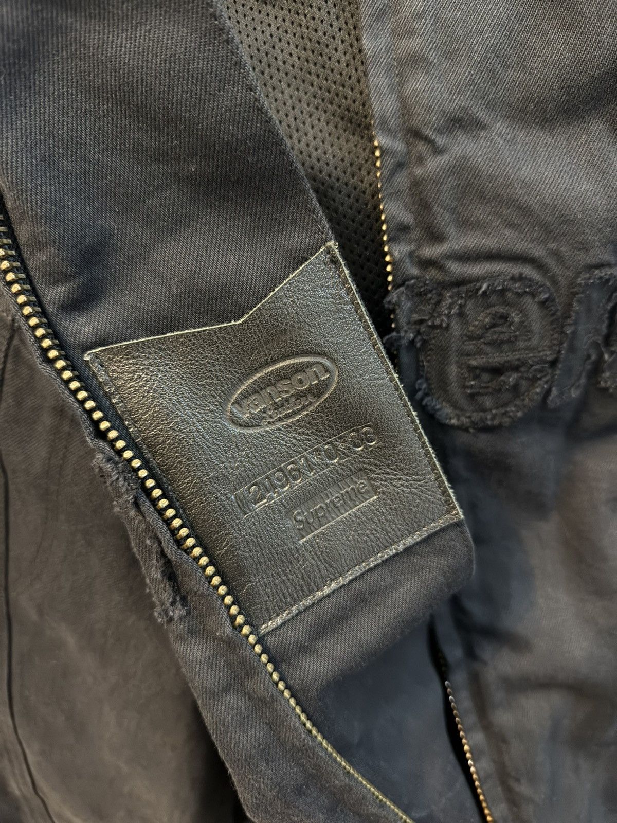 Supreme × Vanson Leathers Supreme Vanson Leathers Cordura Denim Jacket FW 22 Size M Size US M / EU 48-50 / 2 - 10 Thumbnail