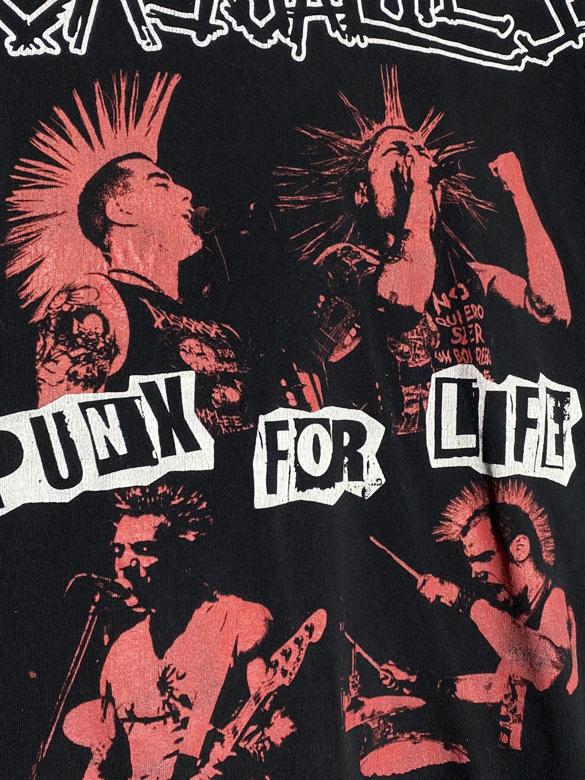 Band Tees The Casualties Punk For Life Graphic Print T-shirt Size US M / EU 48-50 / 2 - 4 Thumbnail