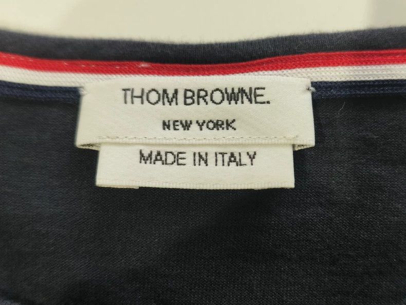 Thom Browne Thom Browne Dark blue round neck long sleeves Size US S / EU 44-46 / 1 - 3 Thumbnail