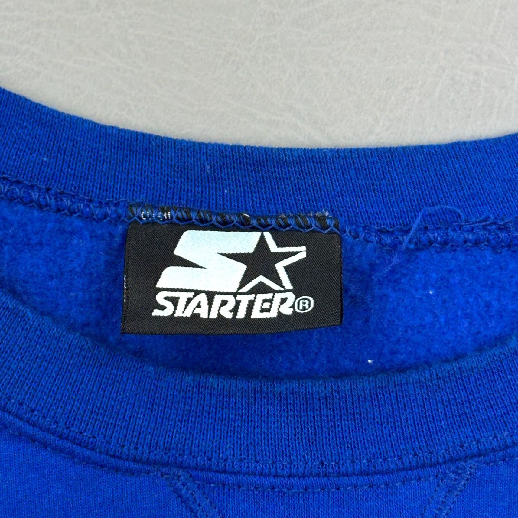 Starter VINTAGE Starter Sweatshirt Mens XL Blue Embroidered Logo Crewneck Pullover Y2K Size US XL / EU 56 / 4 - 6 Thumbnail