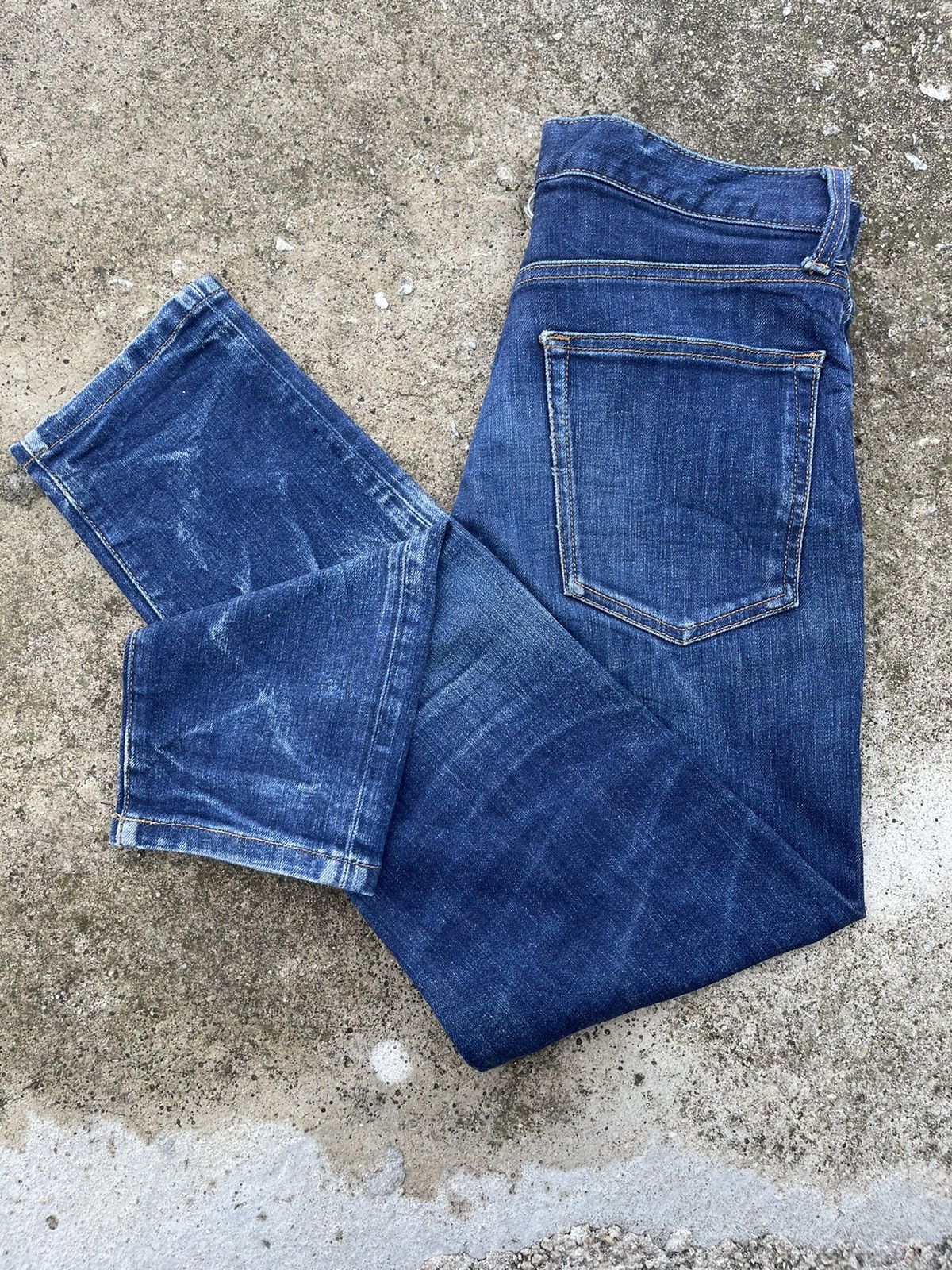 Japanese Brand × Jean 🔥Japanase Brands Gu Jeans Distressed Denim W29🔥 Size US 29 - 9 Thumbnail