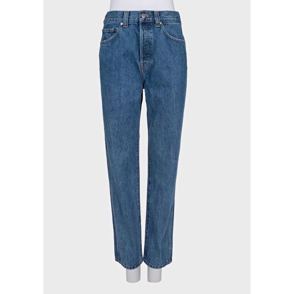 KHAITE Khaite Blue Straight Fit Jeans - Size W26/M Size 26" / US 2 / IT 38 - 1 Thumbnail