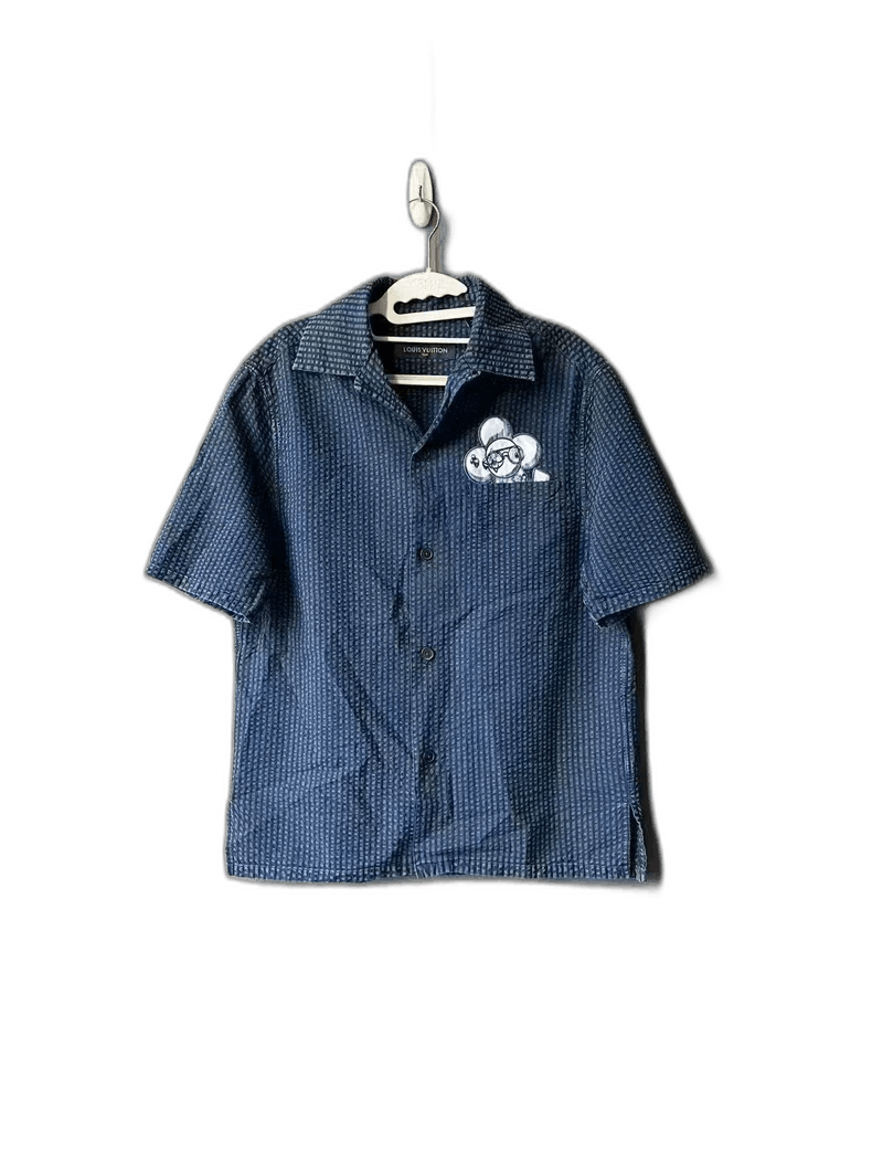 Louis Vuitton Louis Vuitton Short Sleeve Shirt with Logo Size US S / EU 44-46 / 1 - 1 Thumbnail