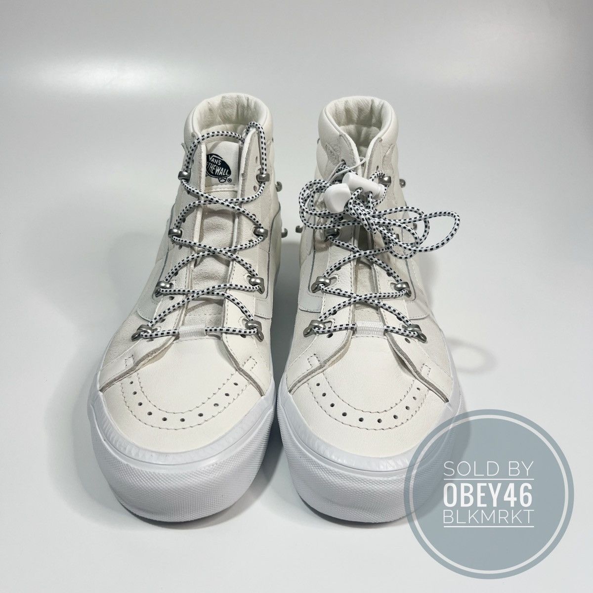Vans Vans Sk8-Hi Echo DX Off White/White 9 Size US 9 / EU 42 - 4 Thumbnail