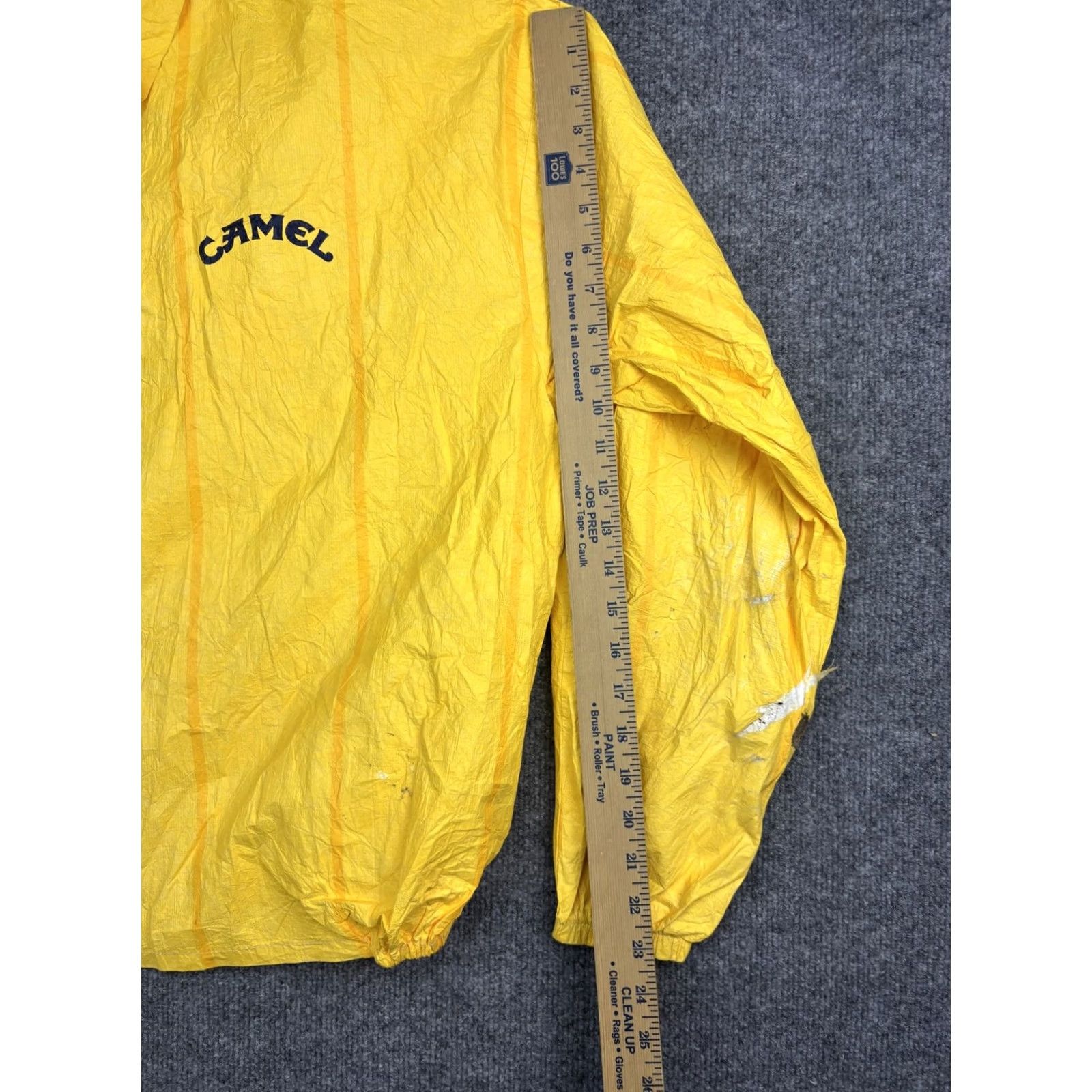 Camel VINTAGE Yellow Tyvek Blues Brothers Promo Windbreaker Jacket Mens XL Size US XL / EU 56 / 4 - 6 Thumbnail