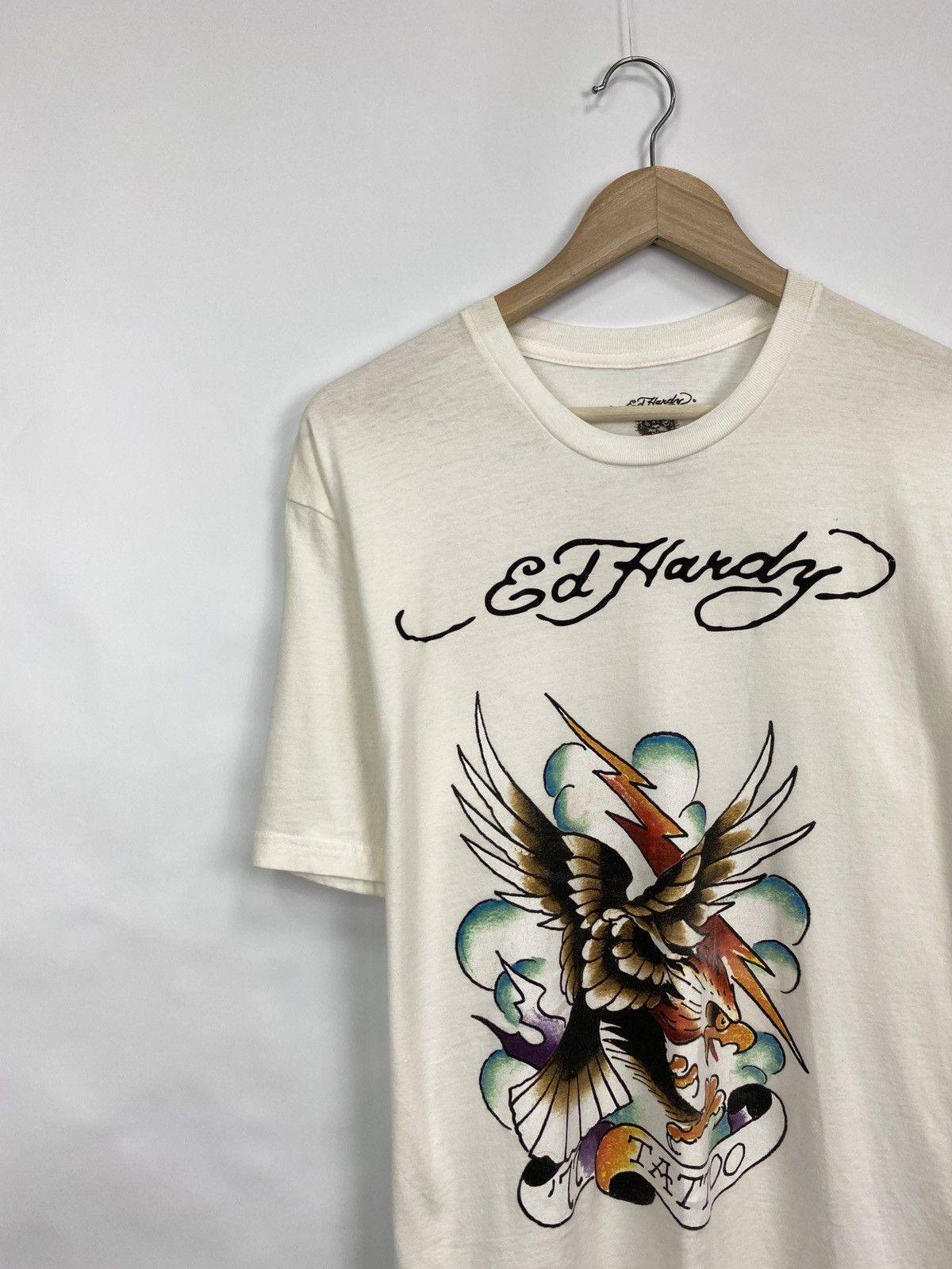 Ed Hardy 🇺🇸 ED Hardy Christian Audigier USA Style T-Shirt Rare Retro Size US L / EU 52-54 / 3 - 2 Thumbnail