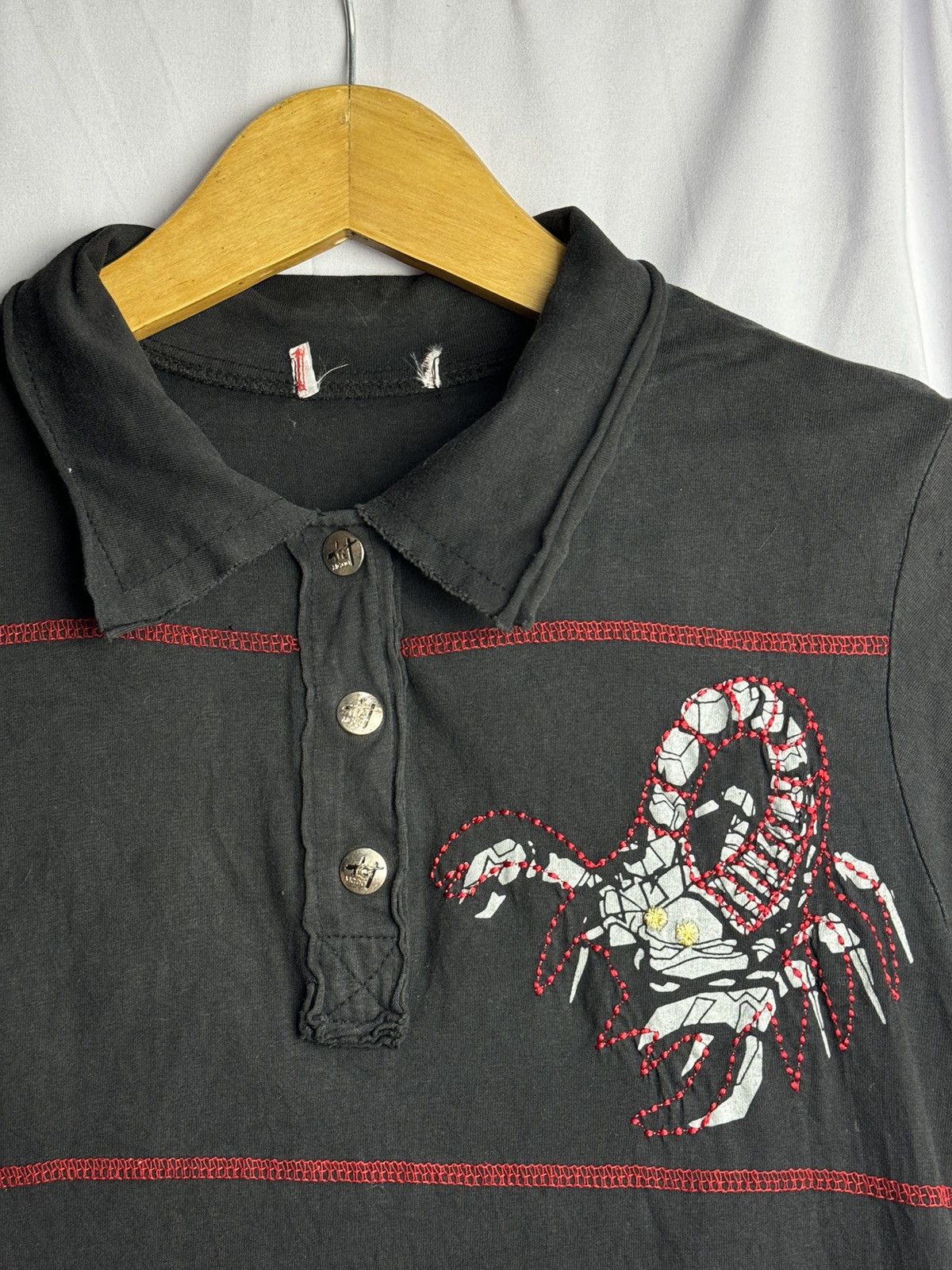 Beauty Beast × Hysteric Glamour × Japanese Brand Double Layers Scorpion 10f1 Long Sleeve Size US S / EU 44-46 / 1 - 7 Thumbnail