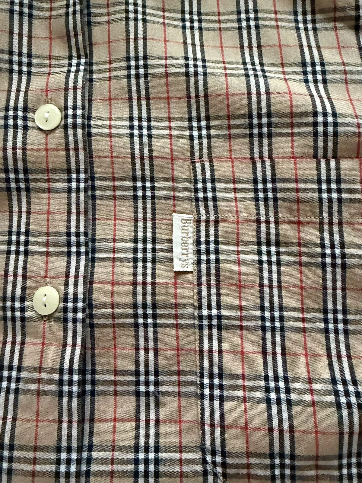 Burberry Vintage 80s90s Burberry “Burberrys” full tartan cotton shirt Size XL / US 12-14 / IT 48-50 - 4 Thumbnail