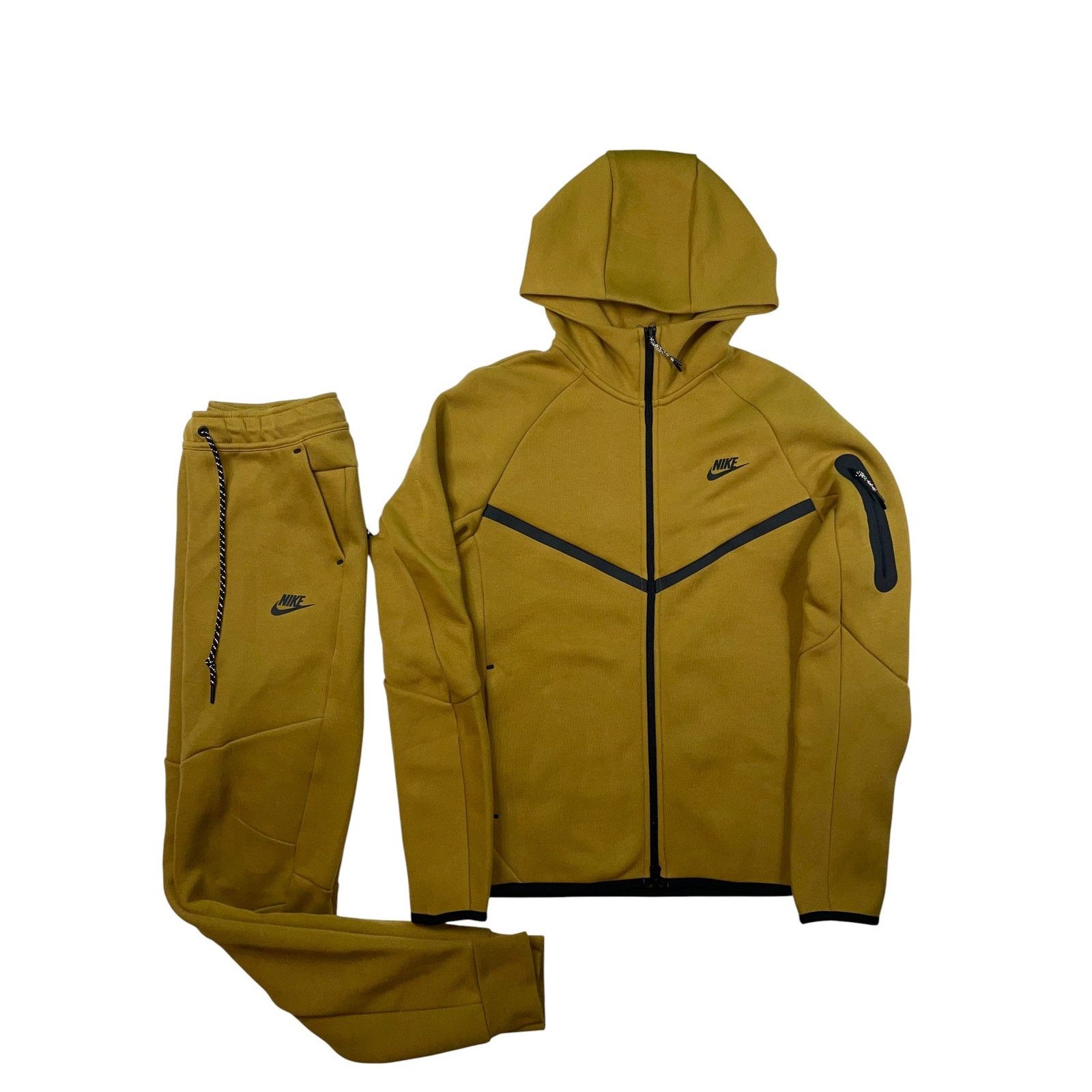 Nike Nike Tech Mustard Sweatsuit Size US S / EU 44-46 / 1 - 1 Thumbnail