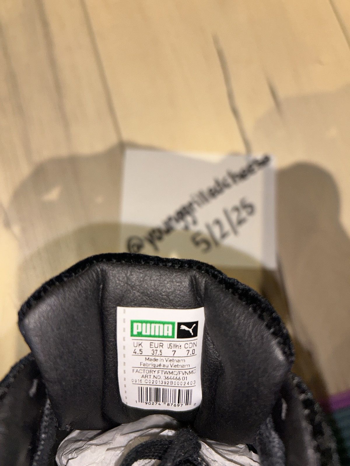 Fenty × Puma Puma Fenty Creeper Black Velvet Size 7 Size US 7 / IT 37 - 12 Thumbnail