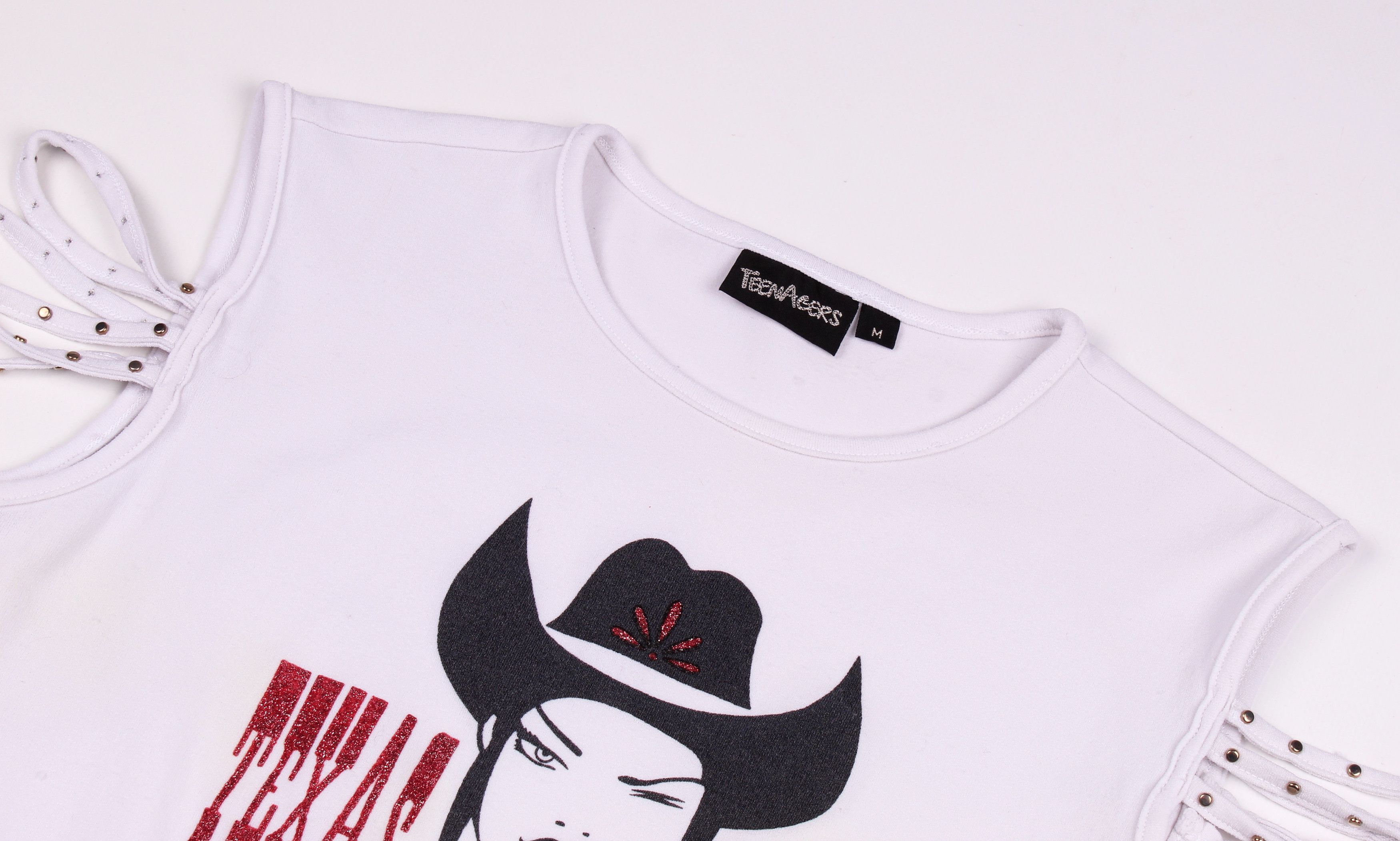 Vintage Vintage Teenagers Texas Girl Y2K Top Size M / US 6-8 / IT 42-44 - 4 Thumbnail