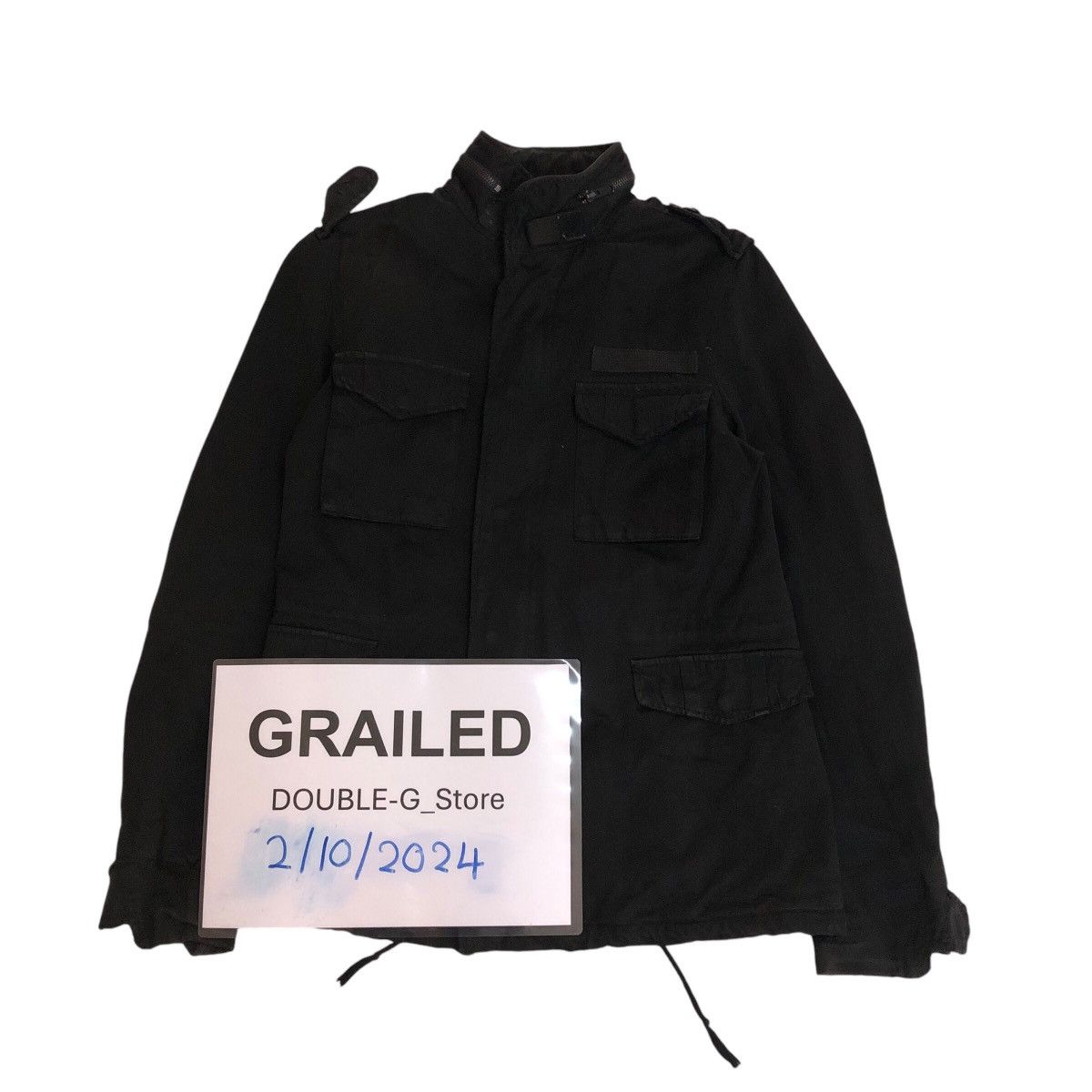 Japanese Brand × Vanquish Skeleton Big Logo Embroidered Biker Jacket Vanquish Soldier Size US S / EU 44-46 / 1 - 2 Thumbnail