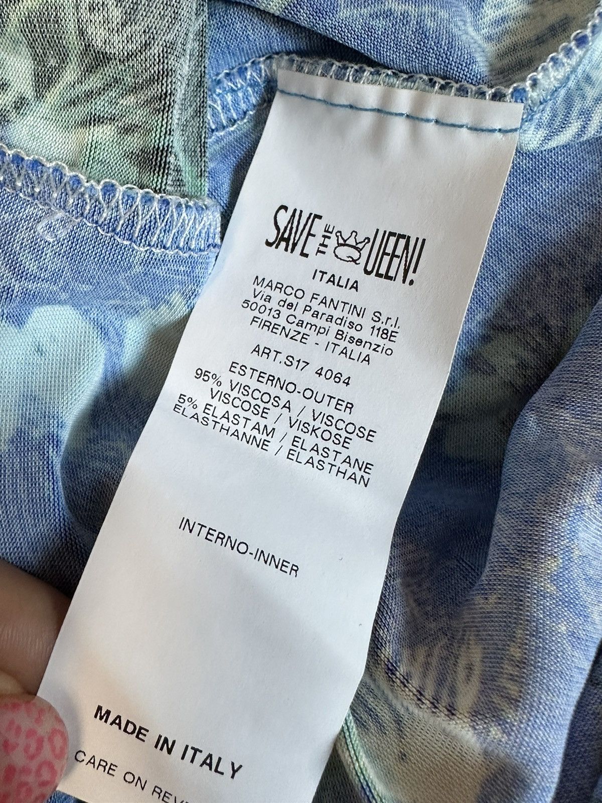 Designer Jumpsuit Save the Queen Size 25" / US 0 / IT 36 - 9 Thumbnail