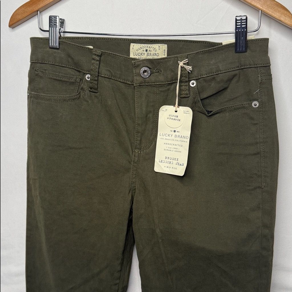 Lucky Brand NWT Lucky Brand Brooke stretch mid rise legging jeans 6/28 Size 28" / US 6 / IT 42 - 4 Thumbnail