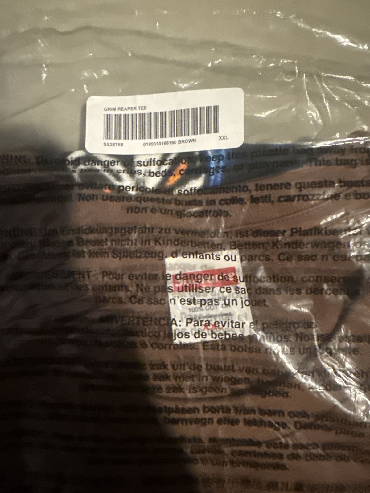Supreme Supreme Grim Reaper Tee Size US XXL / EU 58 / 5 - 3 Thumbnail