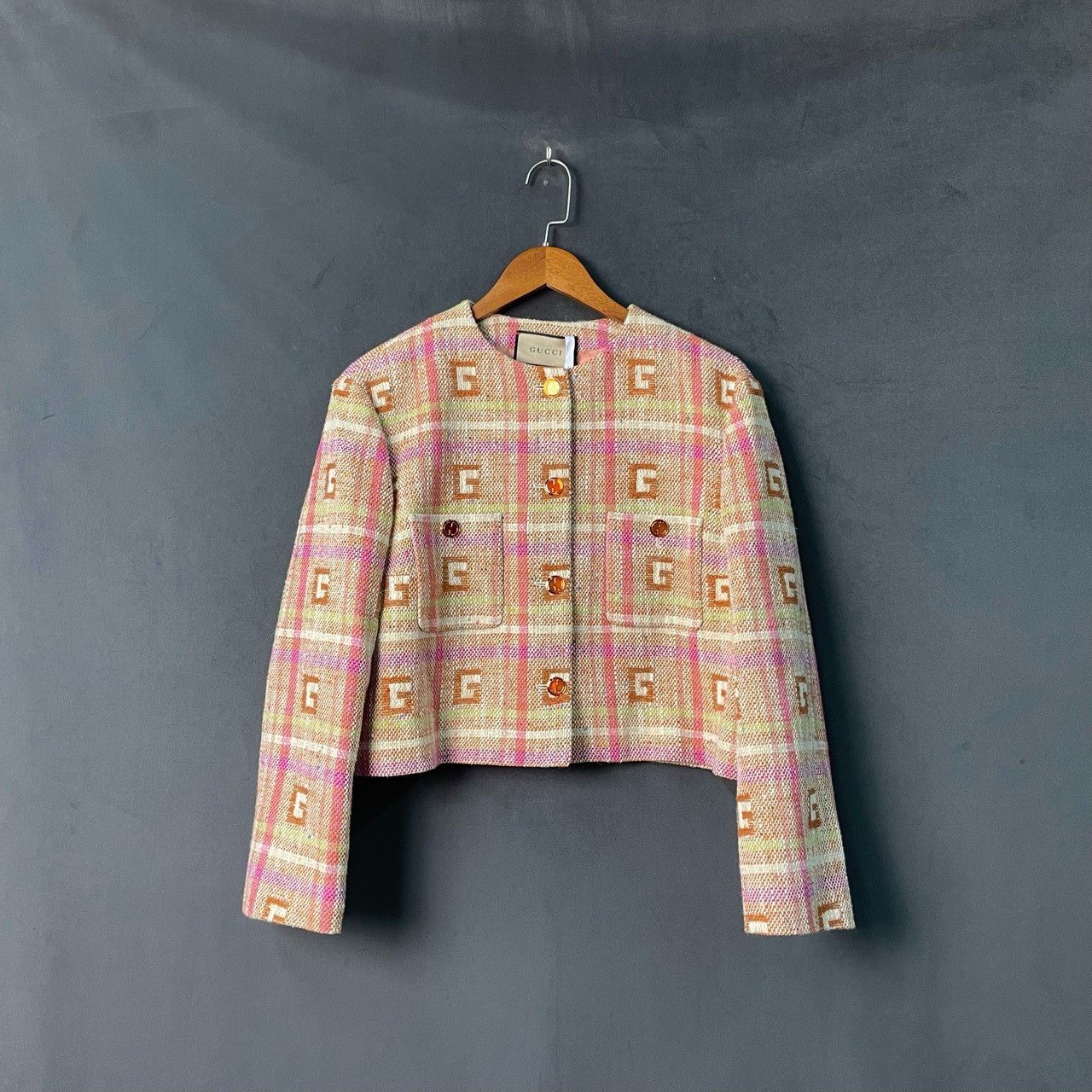 Gucci Gucci Fragrant coarse flower knitted jacket 2501-Nextarrow Size US XXS / EU 40 - 1 Thumbnail