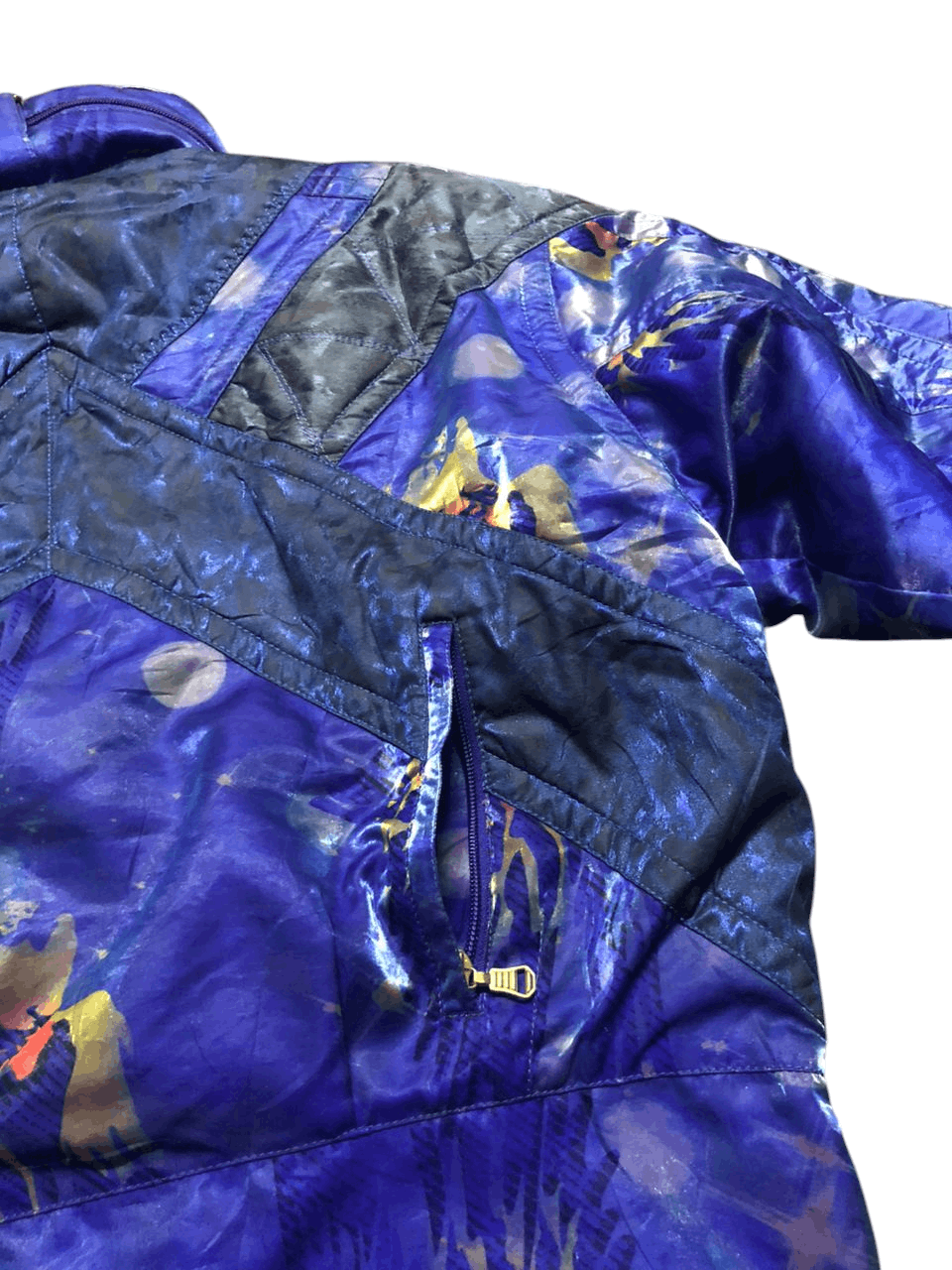 Salomon Vintage SALOMON FRANCE SKI GEAR AOP Winter Jacket Size US L / EU 52-54 / 3 - 12 Thumbnail