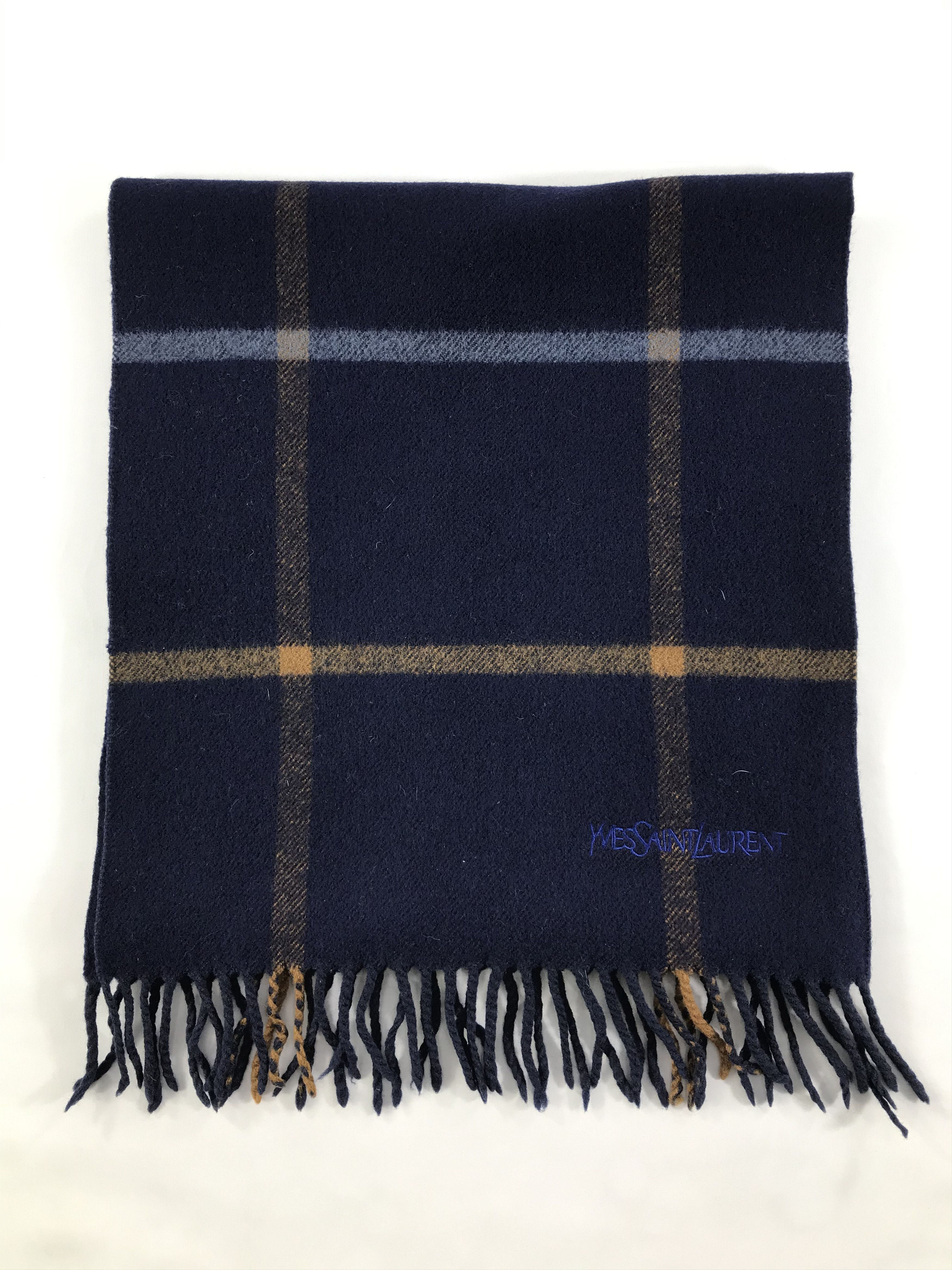 Vintage Yves Saint Laurent Scarf / Muffler / Neckwear - WW2640 Size ONE SIZE - 2 Thumbnail