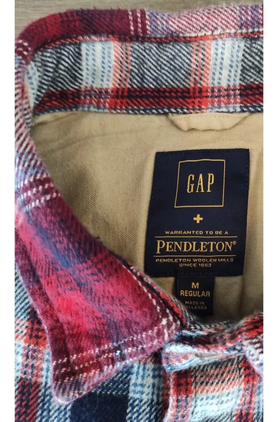 Gap GAP x PENDLETON Custom flannel shirt-Fashionella Size US M / EU 48-50 / 2 - 8 Thumbnail