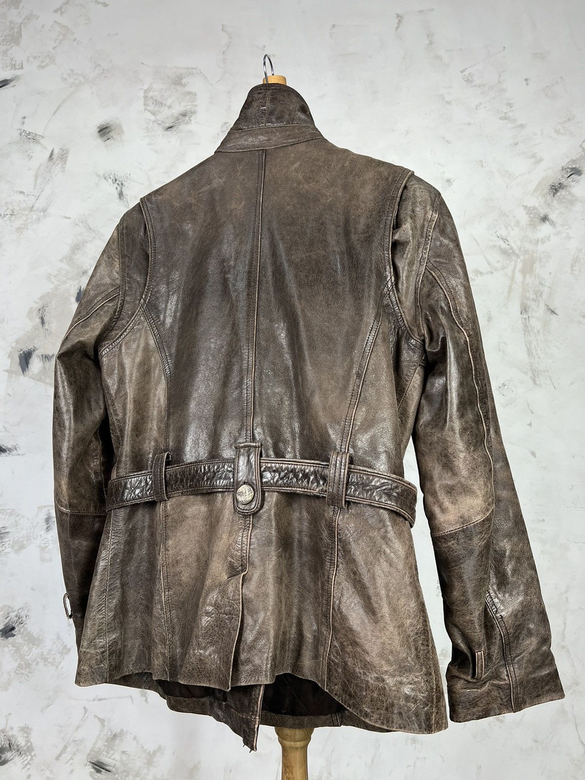 Vintage Vintage Arma Women Leather Jacket Size L - XL Size XL / US 12-14 / IT 48-50 - 2 Thumbnail