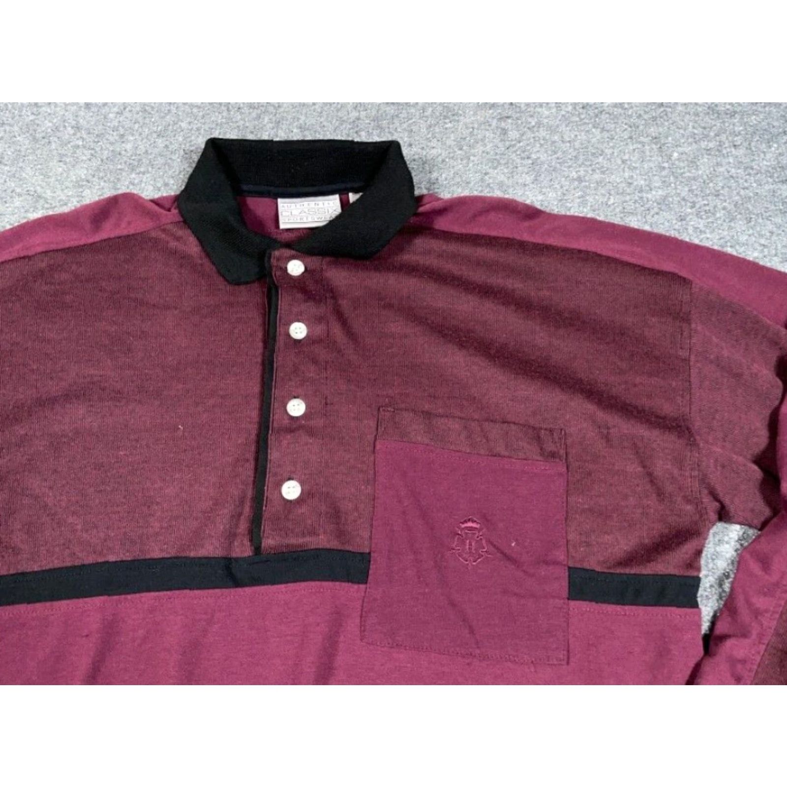 Vintage VTG Dad Style Collared Sweater Adult Large Red Stripes Lightweight Retro Knit 90s Classic Hipster Mens Size US L / EU 52-54 / 3 - 7 Thumbnail