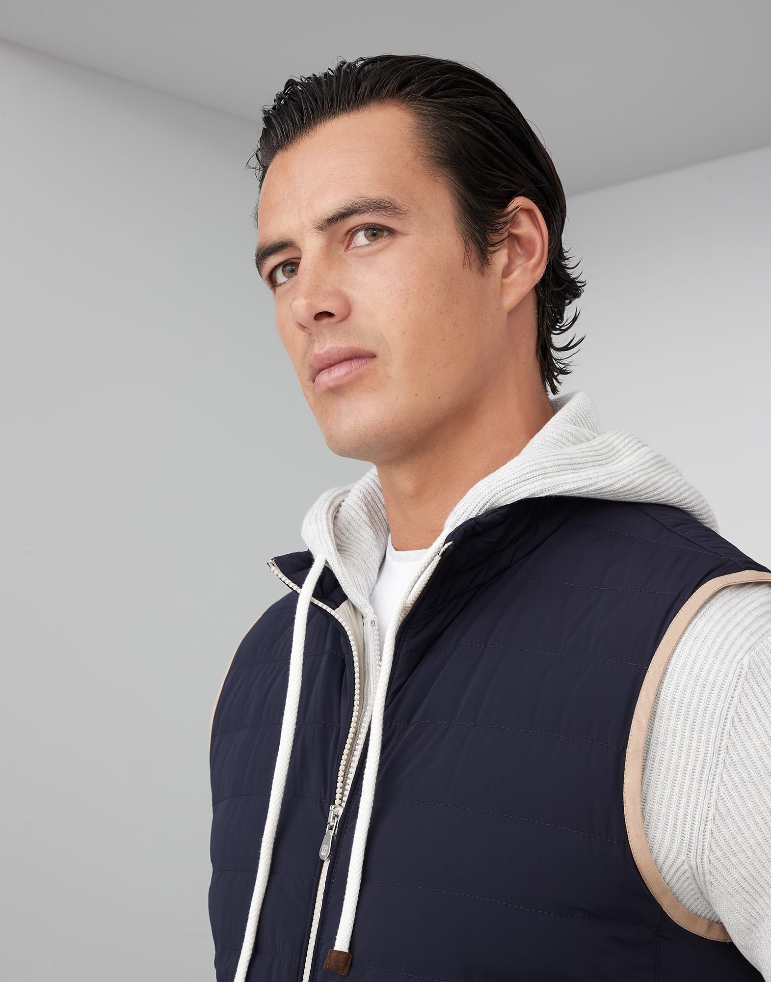 Brunello Cucinelli Wr Padded Vest in Navy Size US L / EU 52-54 / 3 - 4 Thumbnail