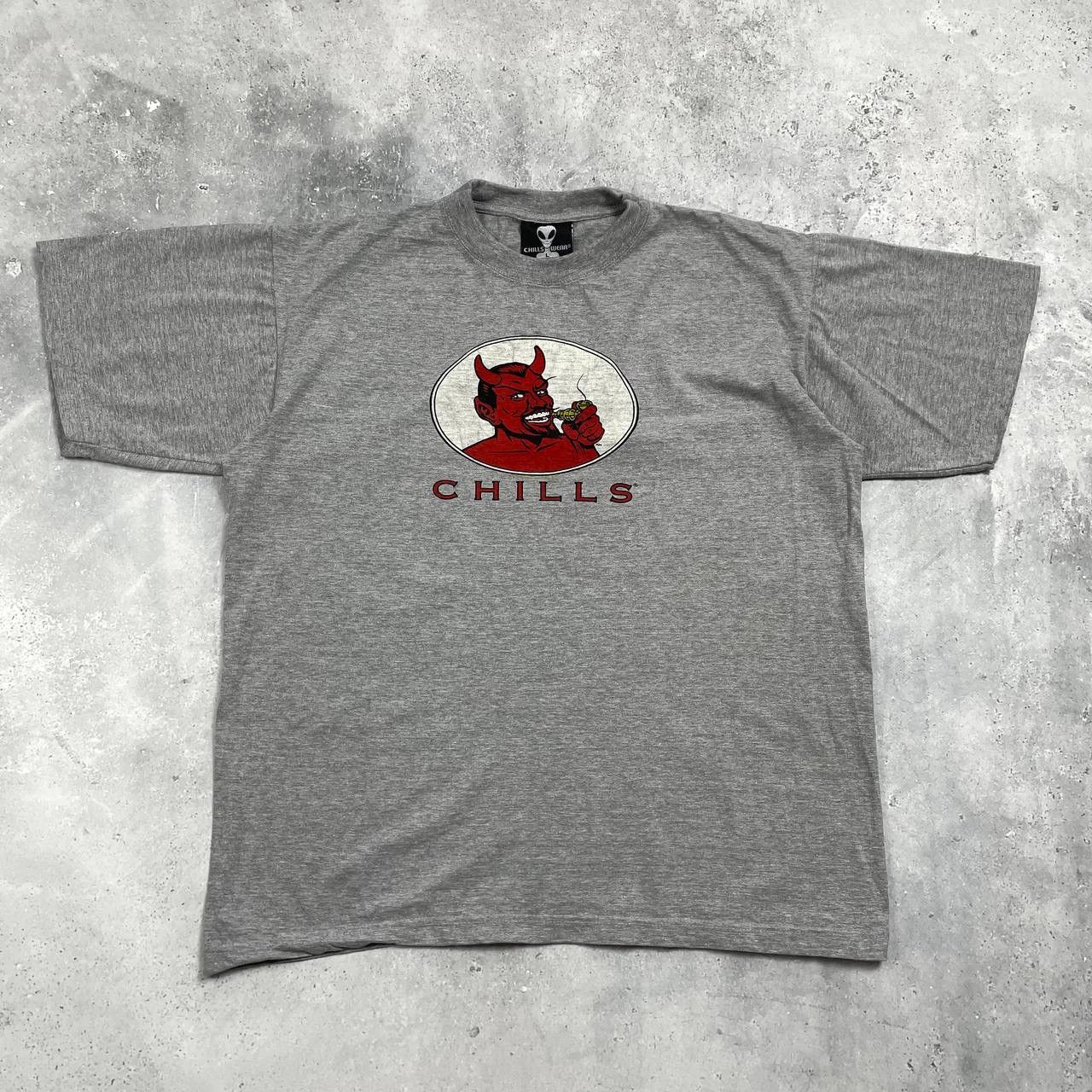 Alien Workshop Vintage 90s Chills Wear Devil Alien Skateboard T Shirt Gray Size US L / EU 52-54 / 3 - 1 Thumbnail