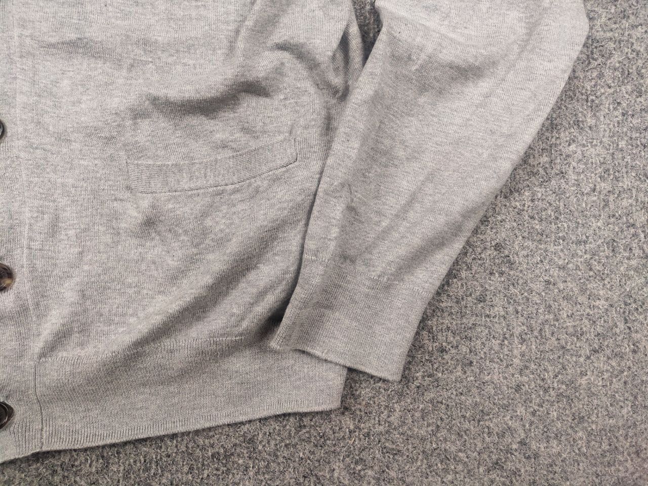 Polo Ralph Lauren Polo Ralph Lauren cotton Light Gray cardigan Sweater Vintage Size US M / EU 48-50 / 2 - 12 Thumbnail