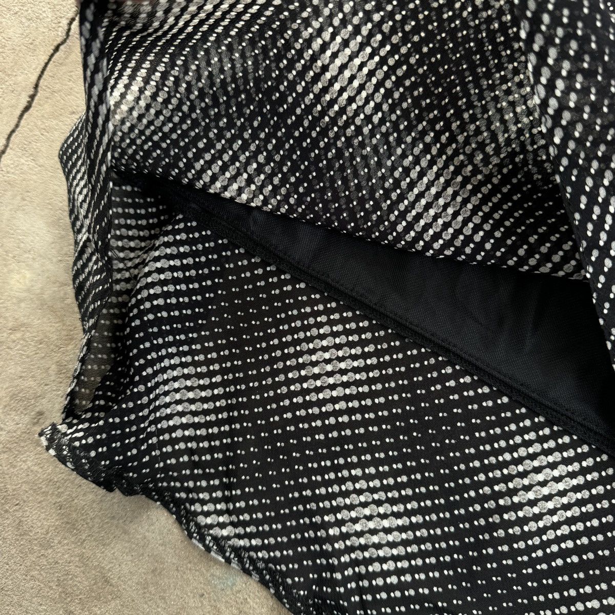 Japanese Brand Vintage Optical Printed Mesh Maxi Skirt Size 25" / US 0 / IT 36 - 5 Thumbnail