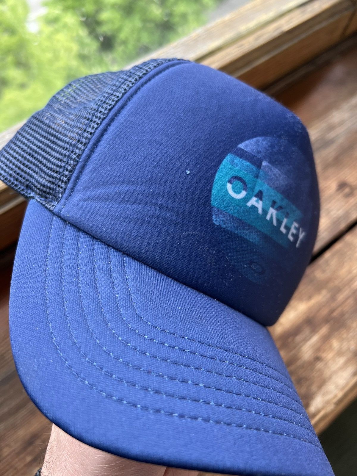 Vintage Y2K Trucker Hat Oakley Cap Big Logo Size ONE SIZE - 8 Thumbnail