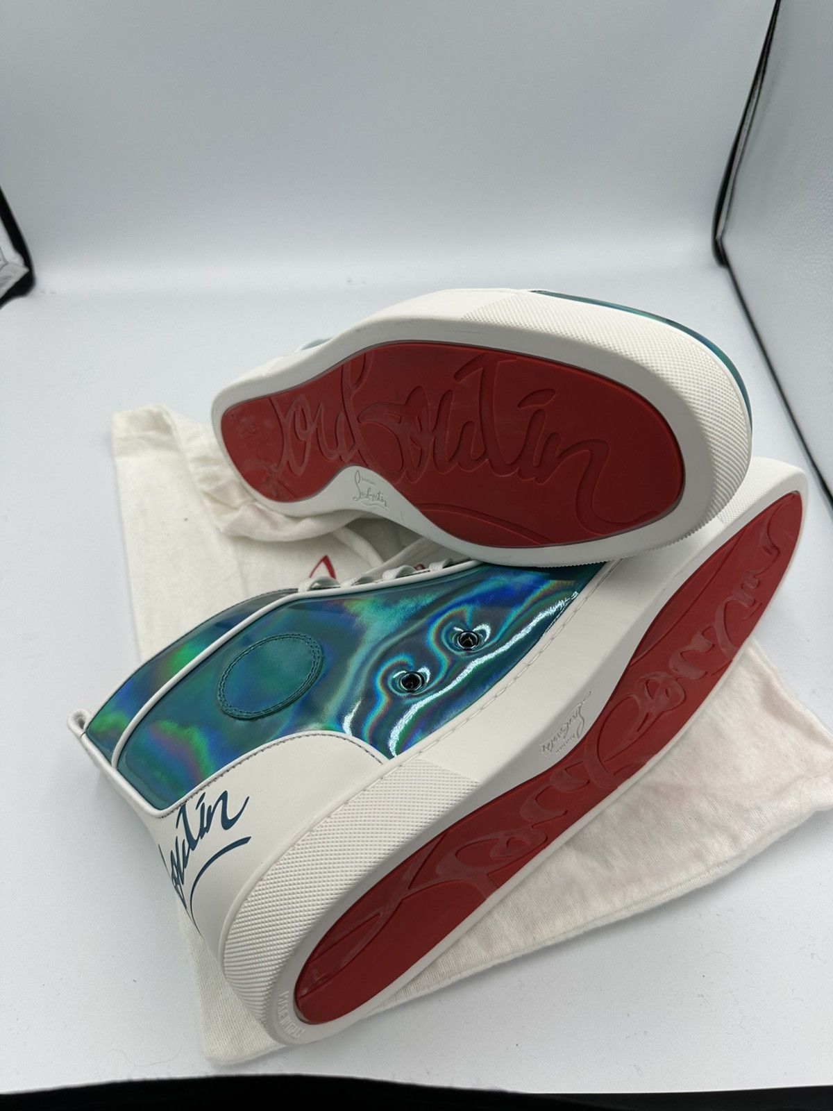 Christian Louboutin Christian Louboutin High Top Sneakers Size US 13 / EU 46 - 10 Thumbnail