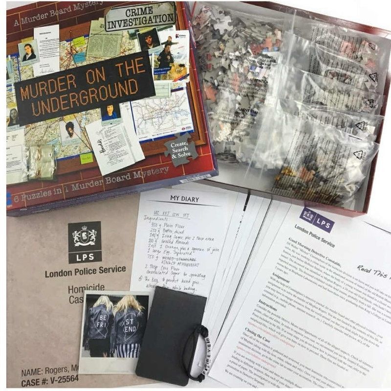 Other Murder Mystery Case Files Murder Puzzle Party Board Game Size ONE SIZE - 1 Thumbnail