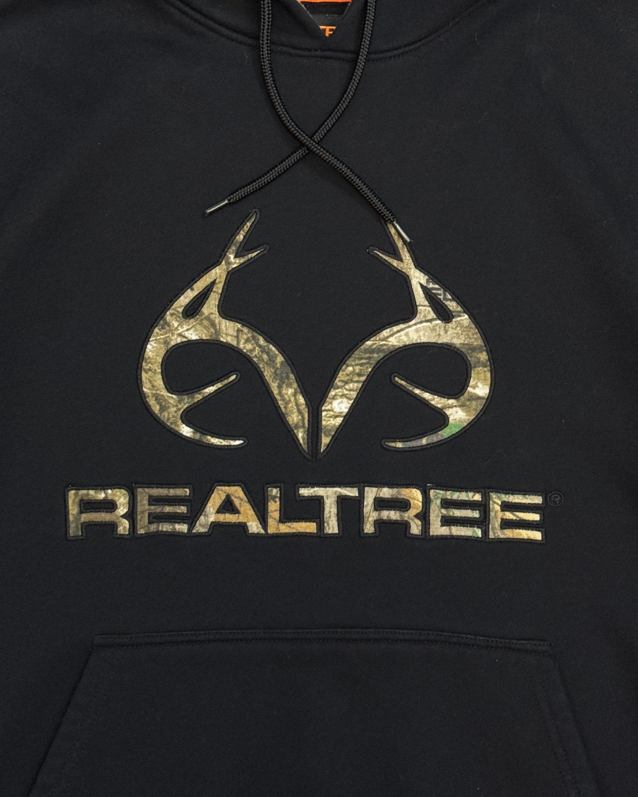 Realtree RealTree Camo Logo Men's Black Hoodie Sweatshirt - Size XL Size US XL / EU 56 / 4 - 3 Thumbnail