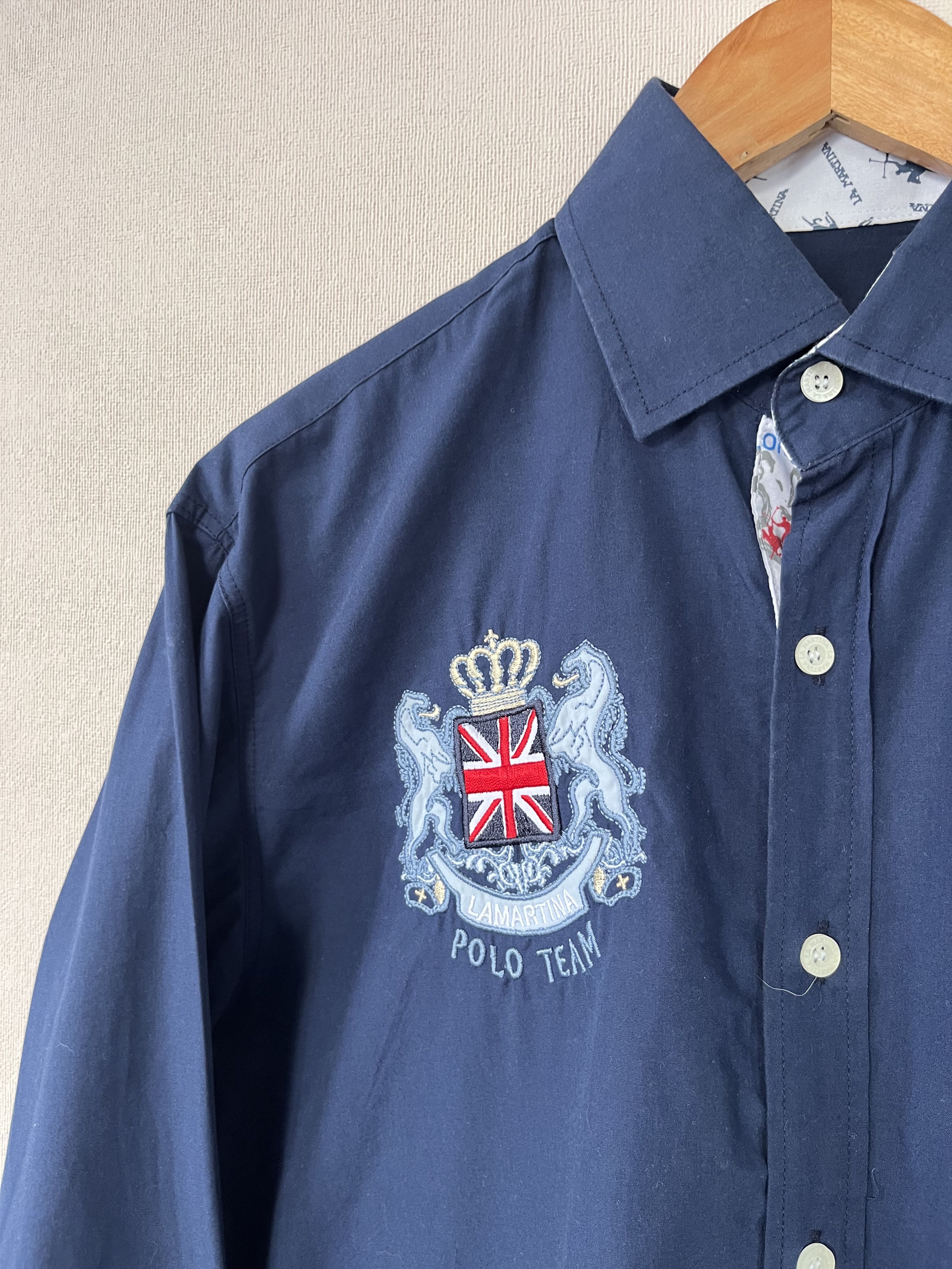 La Martina La Martina Buenos Aires Polo Team England Men’s Shirt Size US L / EU 52-54 / 3 - 2 Thumbnail