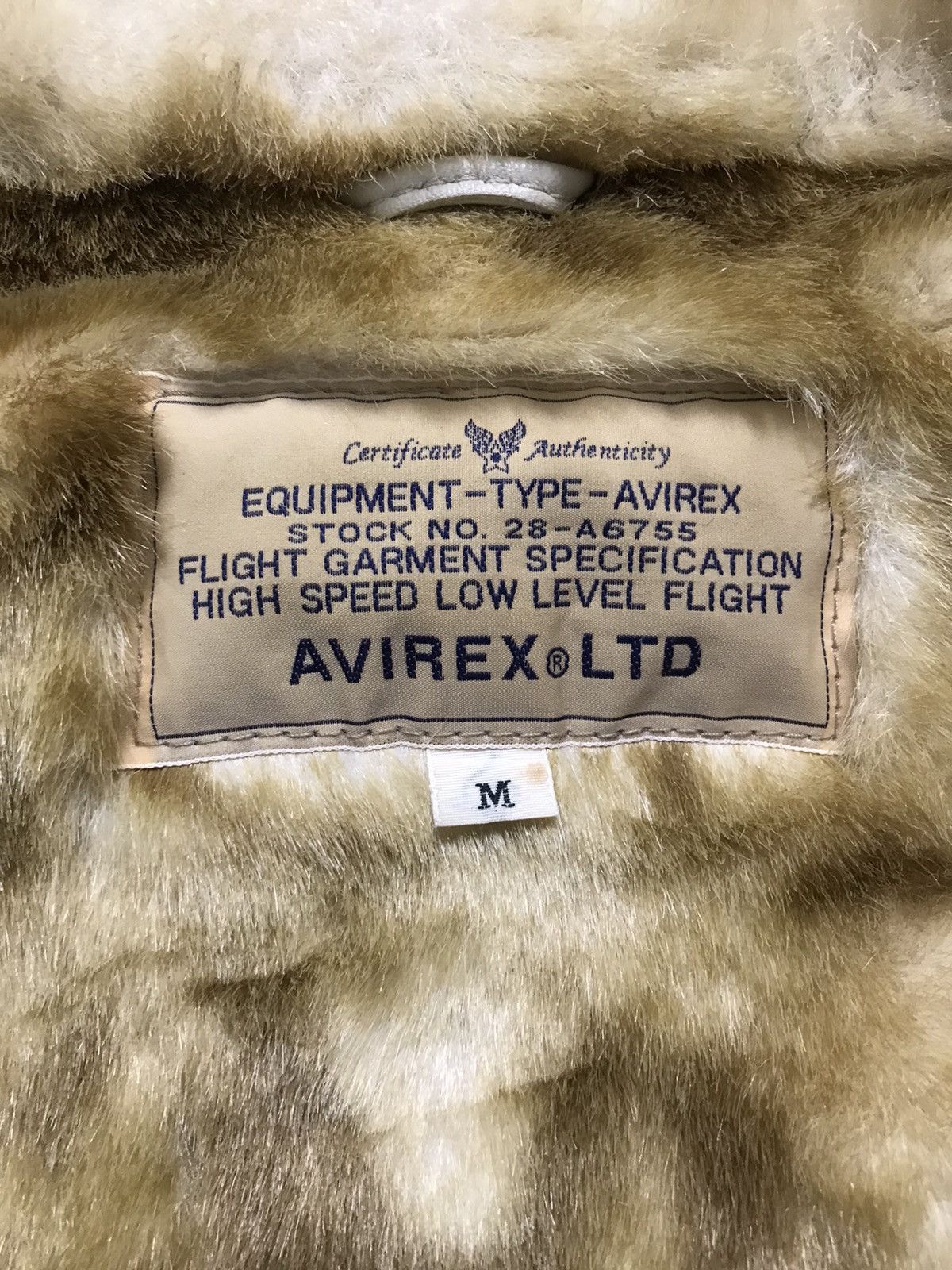 Avirex × Hysteric Glamour × Japanese Brand Avirex Lined Fur Jacket Size US S / EU 44-46 / 1 - 10 Thumbnail