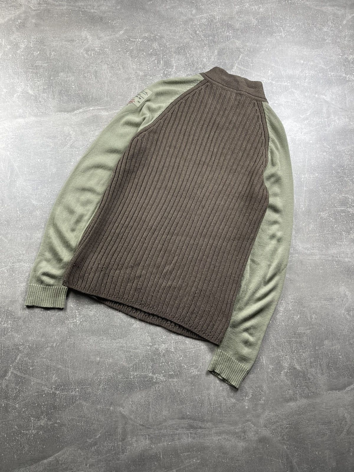 Diesel Diesel “Special Equipment 880-90 90s Ribbed Wool Zip Sweater Size US L / EU 52-54 / 3 - 9 Thumbnail