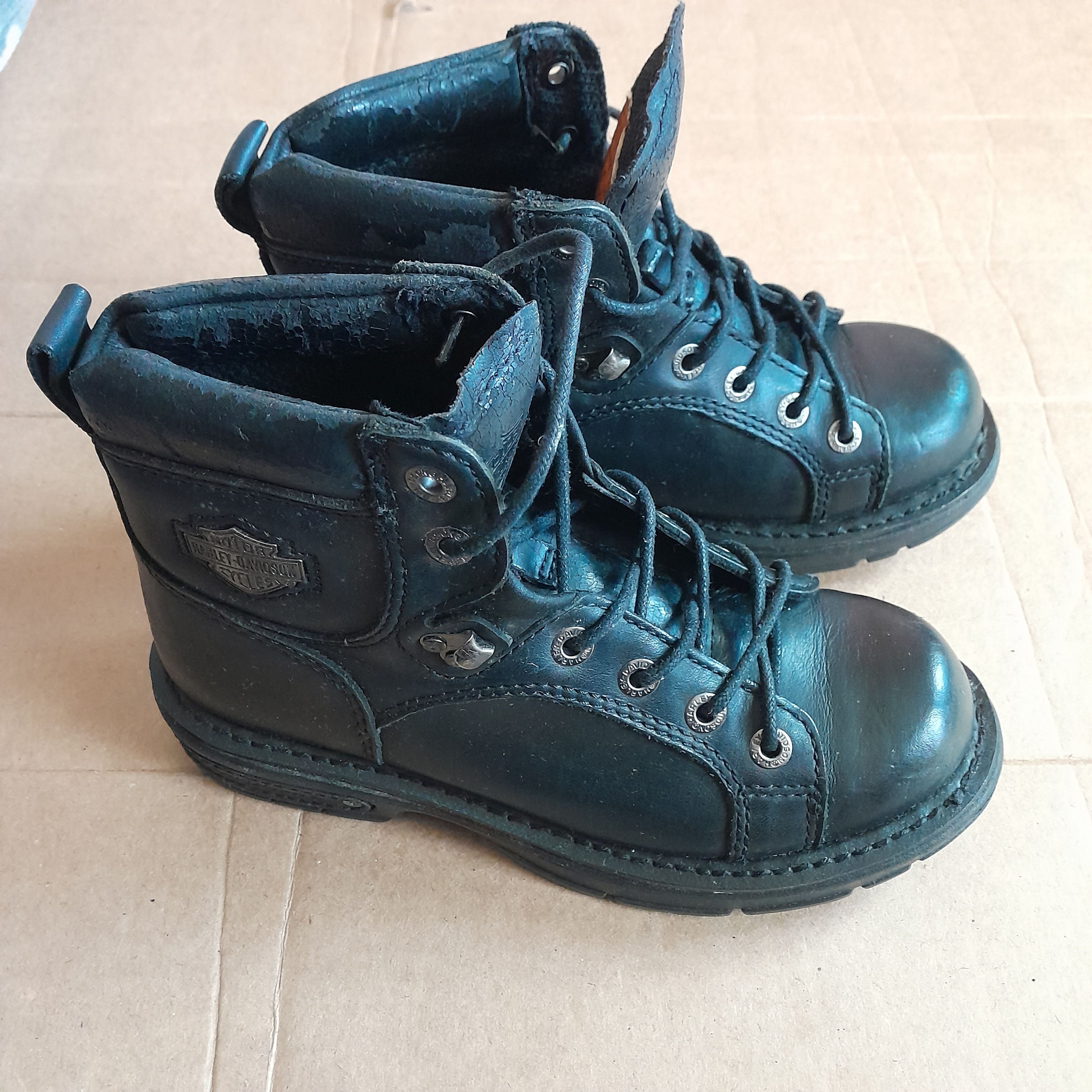 Harley Davidson Vintage Harley-Davidson Women’s Black Boots Size US 6 / IT 36 - 3 Thumbnail
